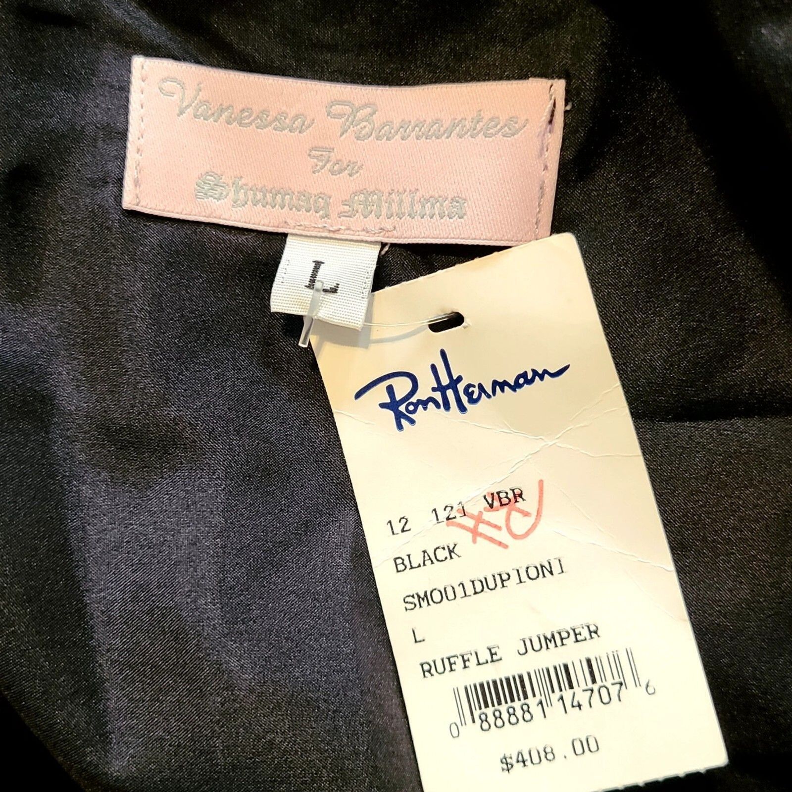 Anthropologie Anthropologie x Vanessa Barrantes NWT Ruffle Jumper, Size L Size 32" / US 10 / IT 46 - 6 Thumbnail