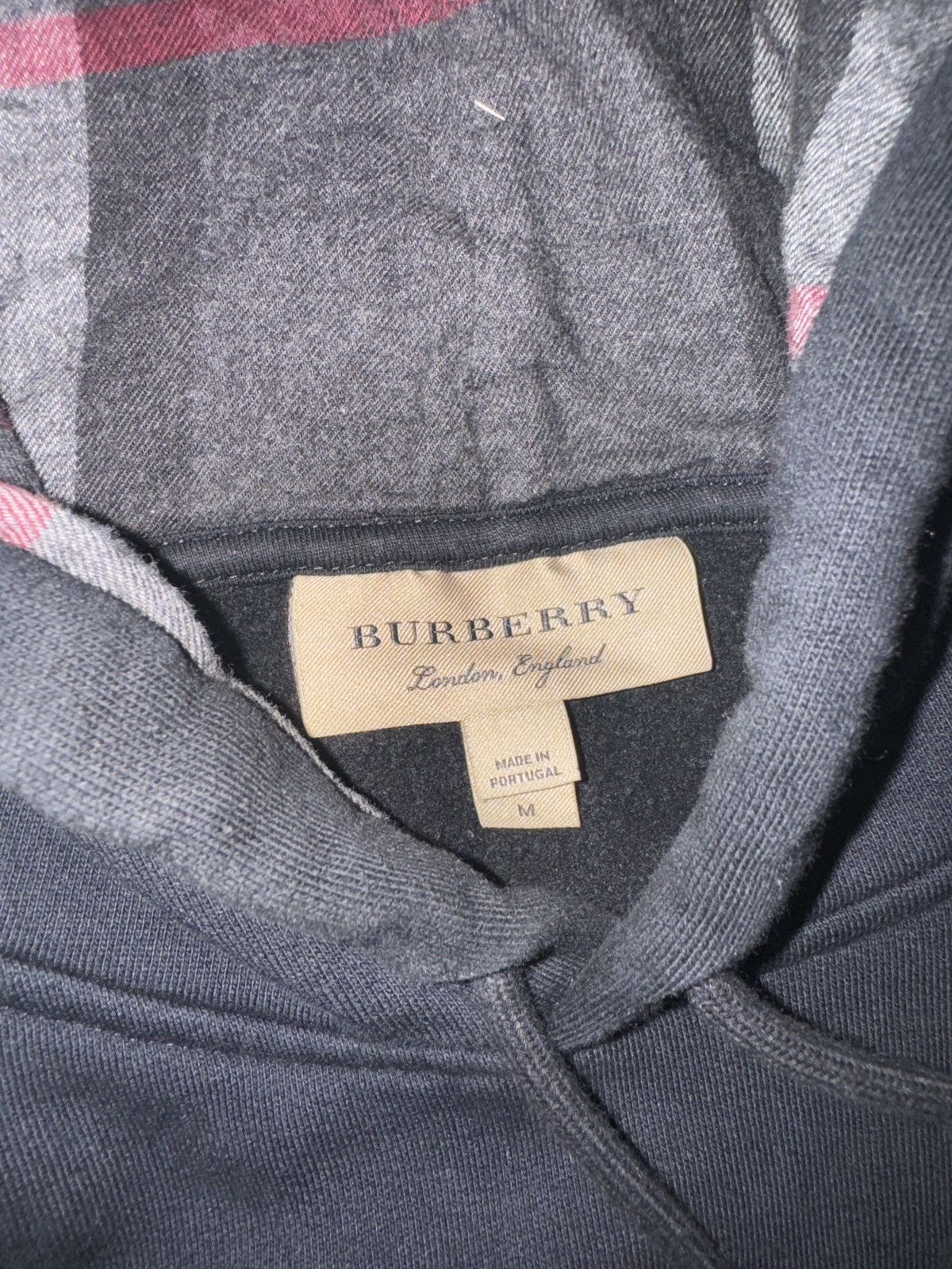 Burberry Burberry Embroidered EKD Cotton Blend Hoodie Grailed