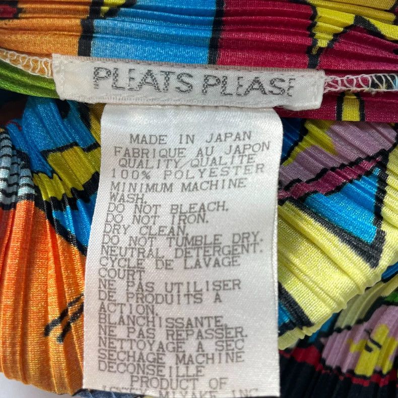 Issey Miyake Issey Miyake size:3 Colorful robot comic pleated vest Size XS / US 0-2 / IT 36-38 - 3 Thumbnail