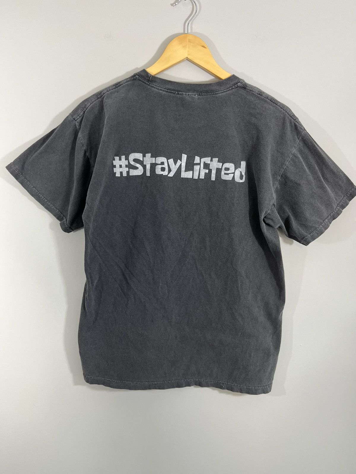 Vintage Faded Black Stay Lifted High Guy Drugs Tee Size US M / EU 48-50 / 2 - 7 Thumbnail
