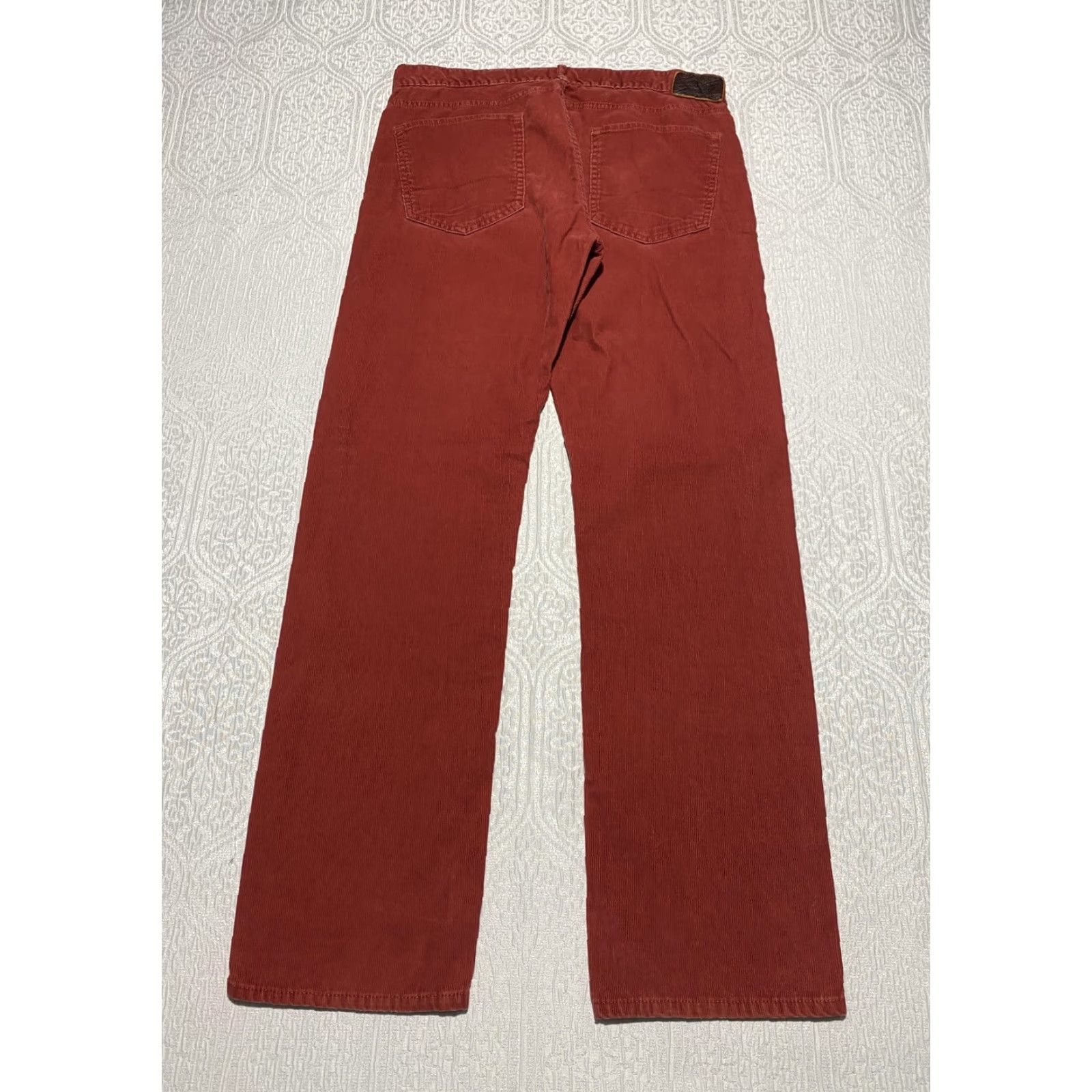 Dockers Dockers Pants Mens 34x32 Red Straight Fit Corduroy Classic Casual Pockets Mens Regular Style Chino Pocket Jeans Size US 34 / EU 50 - 2 Thumbnail