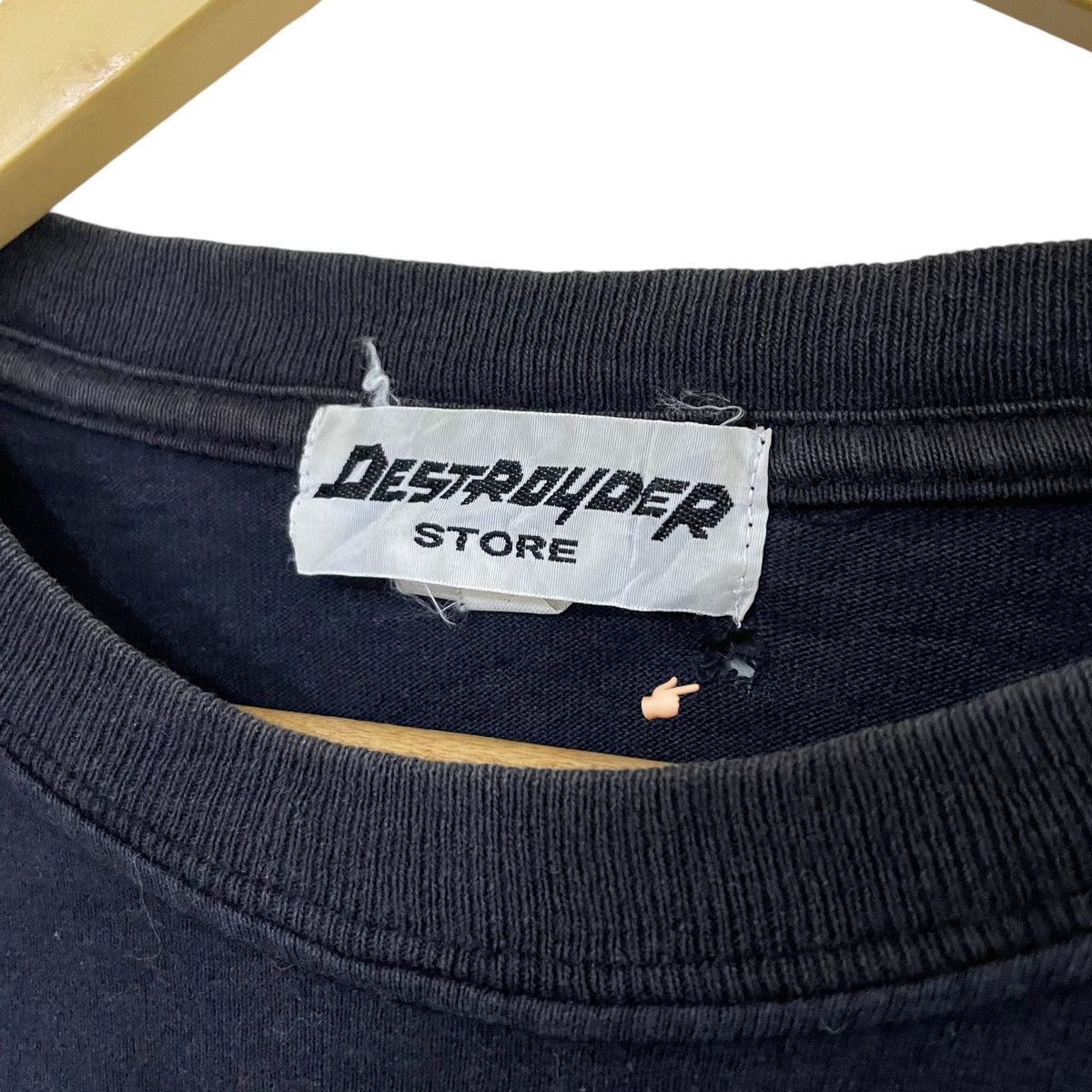 Band Tees VINTAGE Y2K PUNK BAND DESTROYDER FLAME SKELETON Size US M / EU 48-50 / 2 - 6 Thumbnail