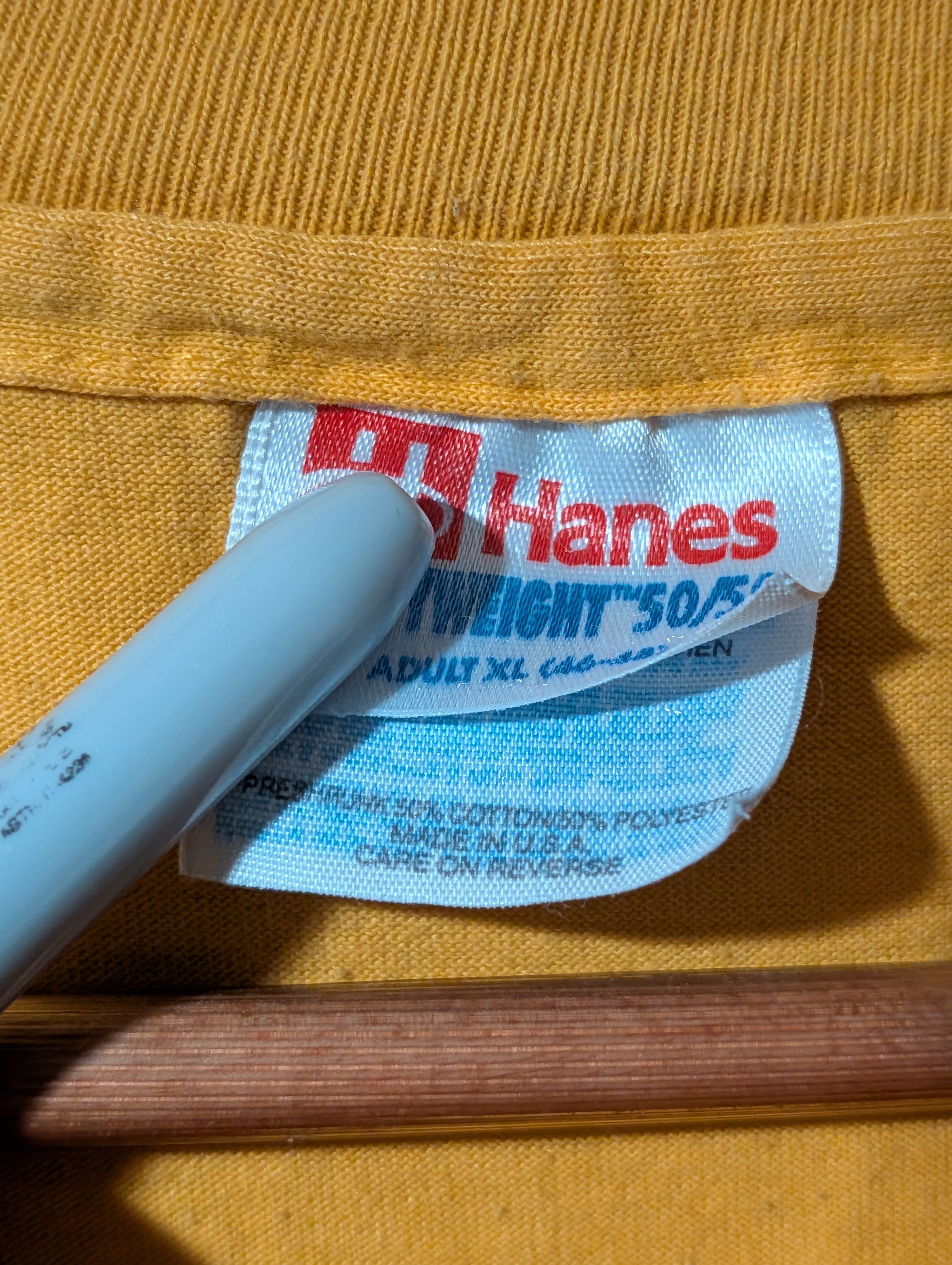 Hanes Vintage 90s Panther Valley School District High T-Shirt Size US XL / EU 56 / 4 - 3 Thumbnail