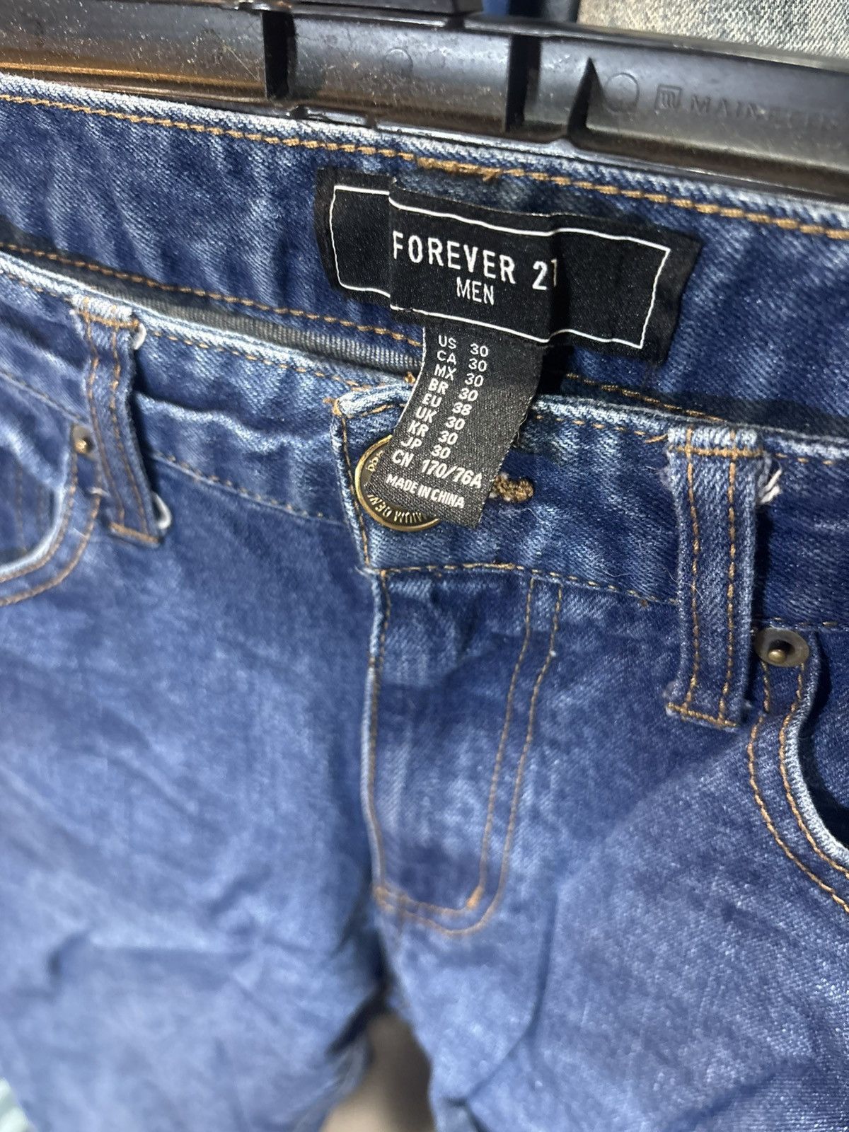 Forever 21 29x30 Dark Blue Skinny Fit Jeans Size US 29 - 5 Thumbnail