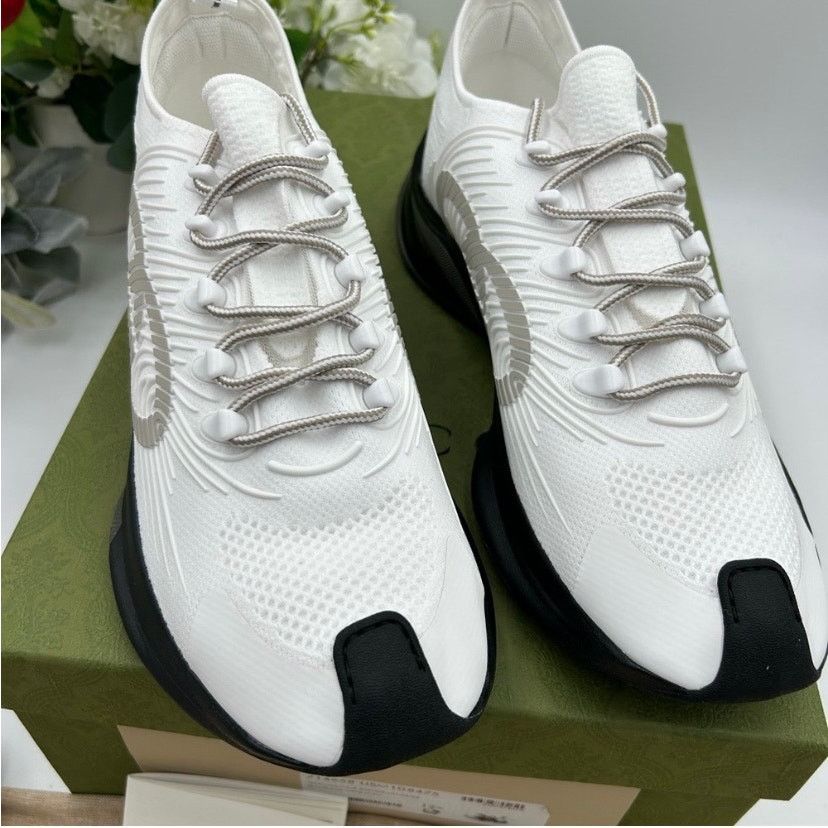 Gucci Gucci interlocking G run trainer size 12.5 made in Italy Size US 13 / EU 46 - 6 Thumbnail