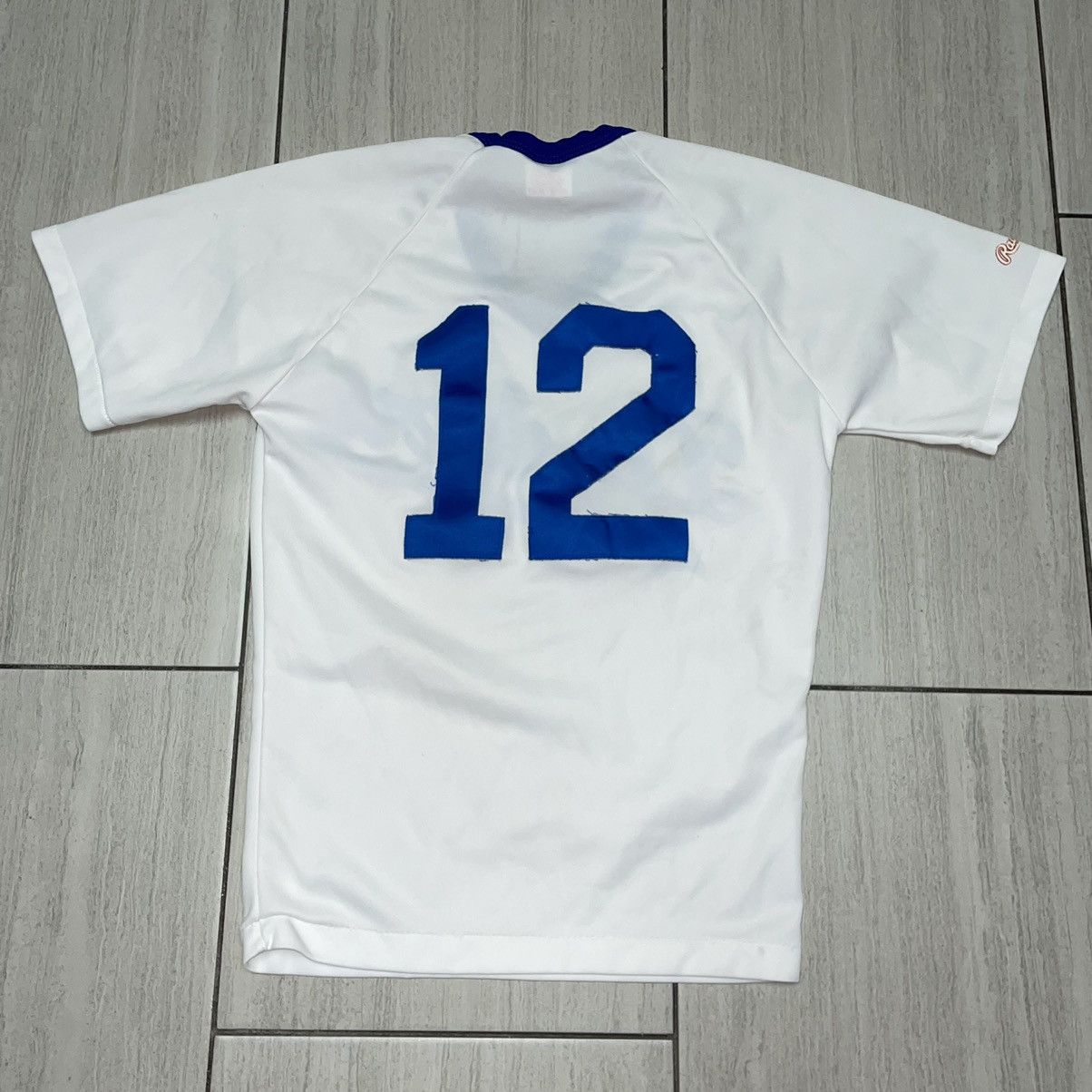 MLB Dodgers Vintage Rawlings Top Jersey #12 Size US S / EU 44-46 / 1 - 5 Thumbnail