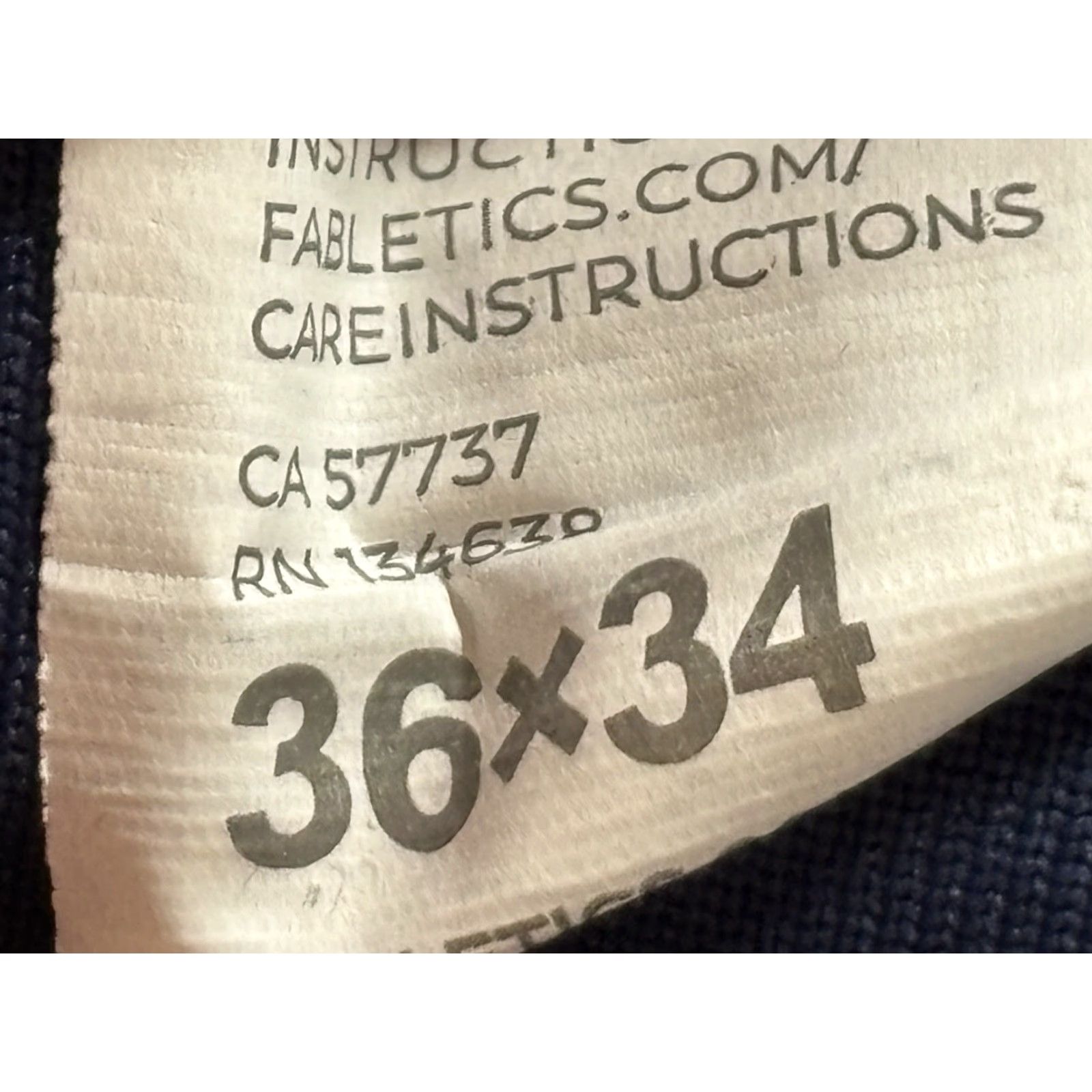 Fabletics FABLETICS Men’s 36x34 (36x33) The Don Trouser 5 Pocket Pant Navy Stretch Size US 36 / EU 52 - 6 Thumbnail