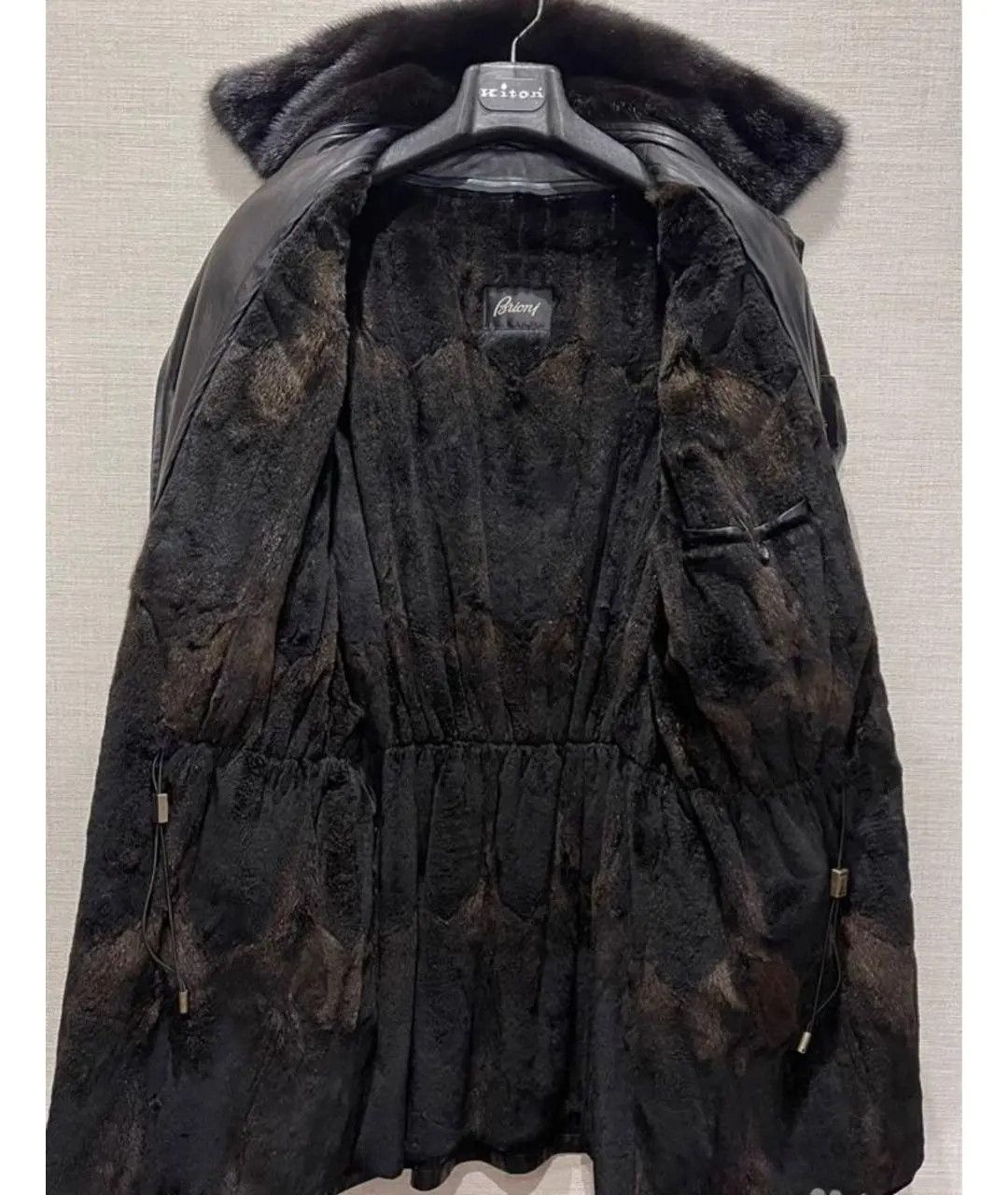 Brioni King's Parka with Mink Collar & Weasel Fur Lining