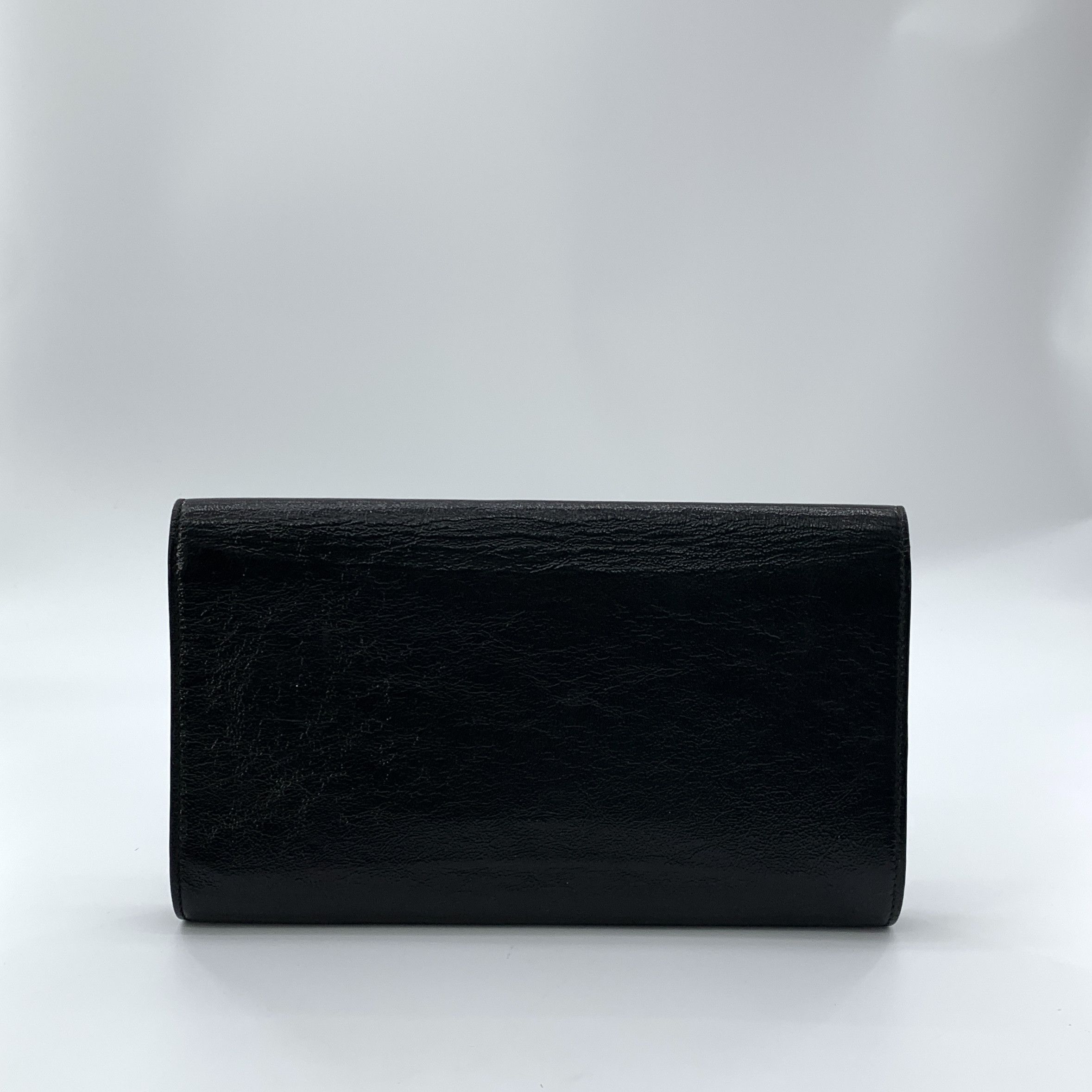 Saint Laurent Paris Saint Laurent Embossed Logo Clutch Size ONE SIZE - 7 Thumbnail