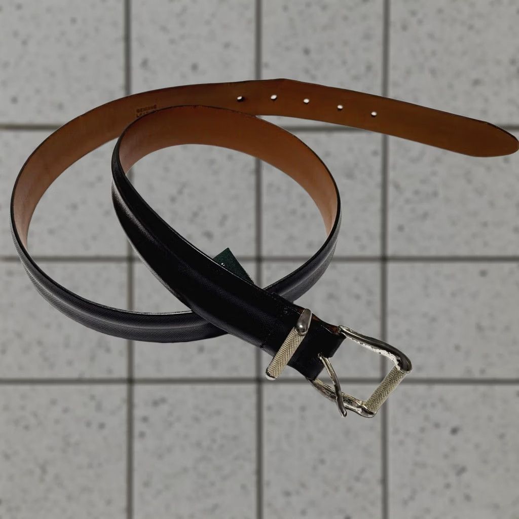 Cole Haan Cole Haan Belt Black Brown Men 36/90 Genuine Leather Brass Buckle 1-1/4" Belt 1-1/4" Mens Brown Black Leather Brass Buckle 36/90 Size 36 - 1 Thumbnail
