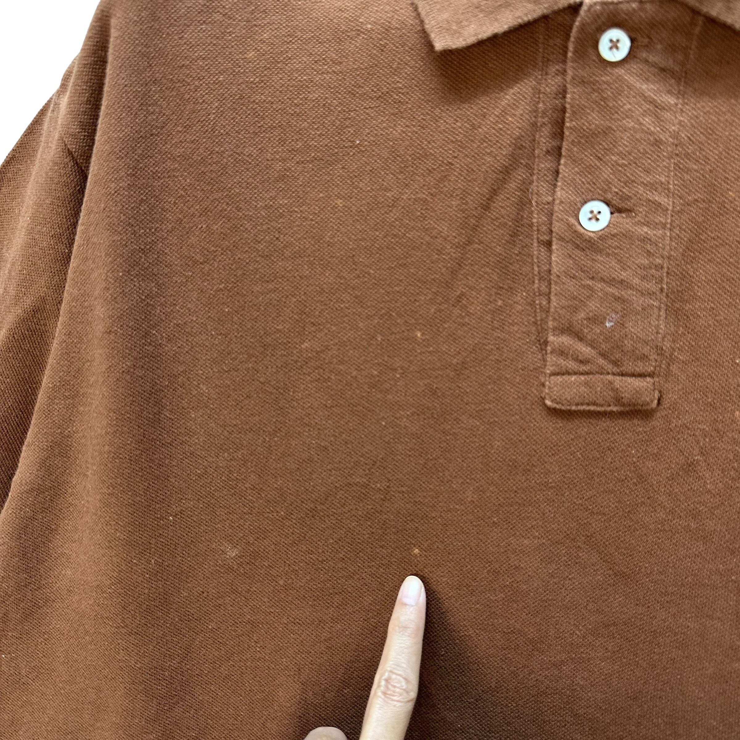 Polo Ralph Lauren POLO RALPH LAUREN BROWN POLOS #9073-55 Size US L / EU 52-54 / 3 - 3 Thumbnail