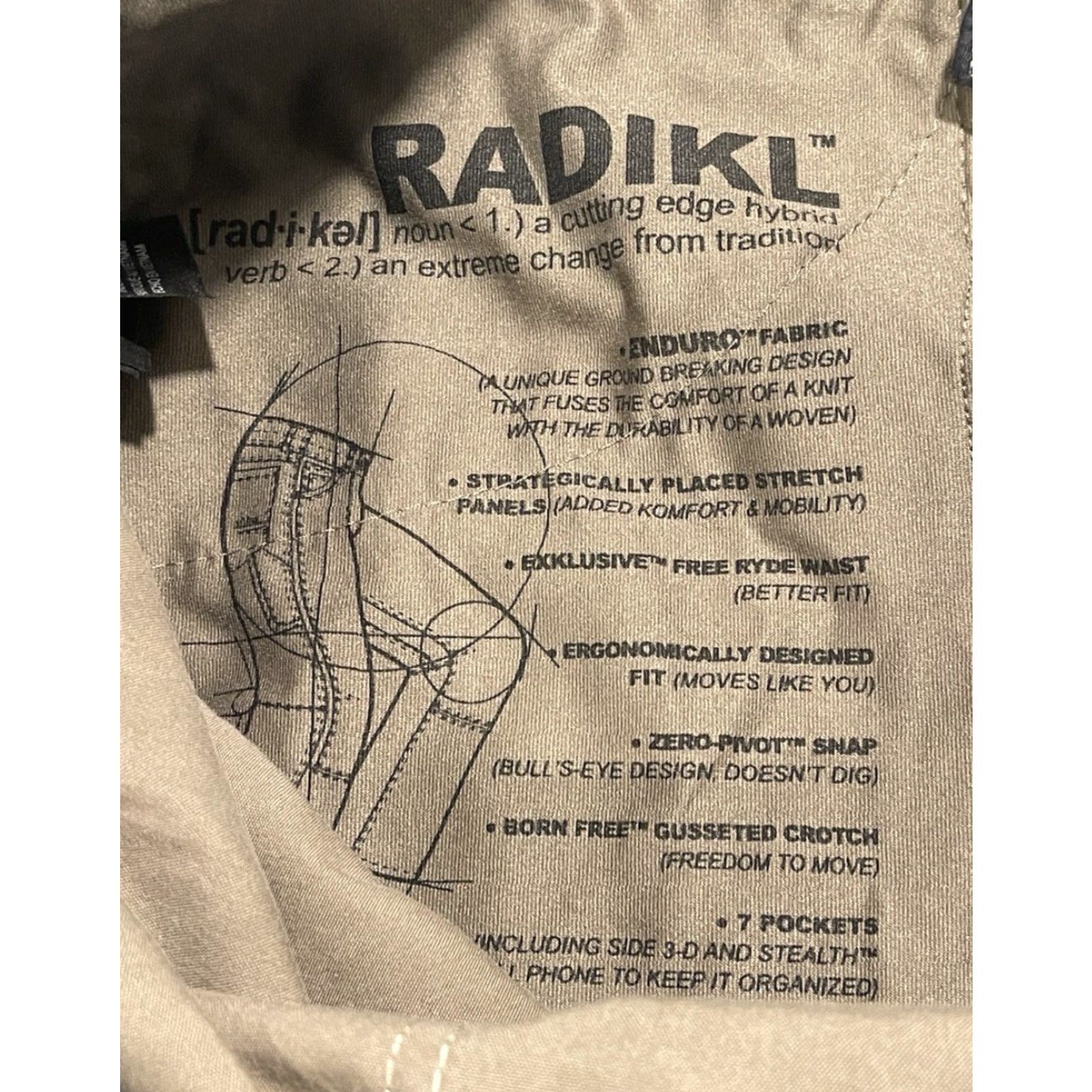 Vintage Kuhl Radikl Pants Mens 38 x 29.5 Brown Outdoor Hiking Stretch GUC Pants Size US 38 / EU 54 - 7 Thumbnail