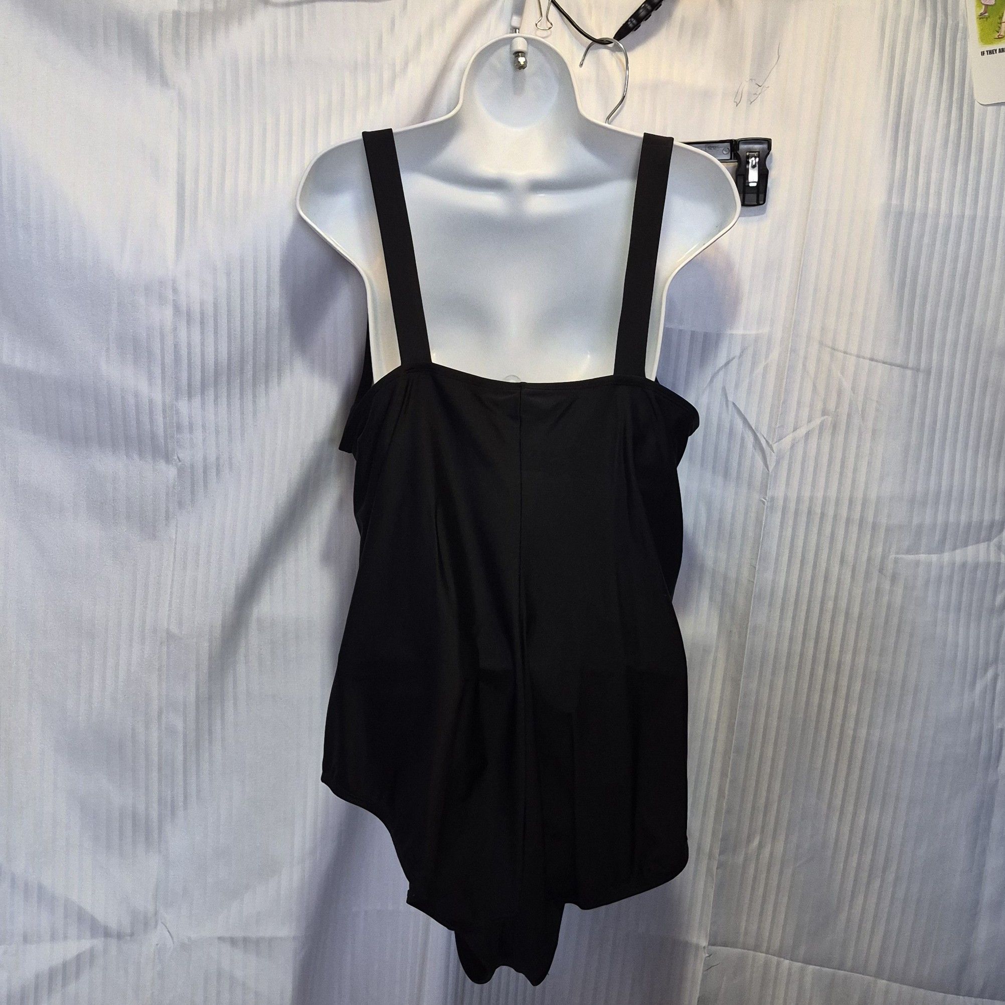 Other Pure Energy 22W Black & Wht Geometric One-Piece Swimsuit Size XXL / US 16-18 / IT 52-54 - 3 Thumbnail