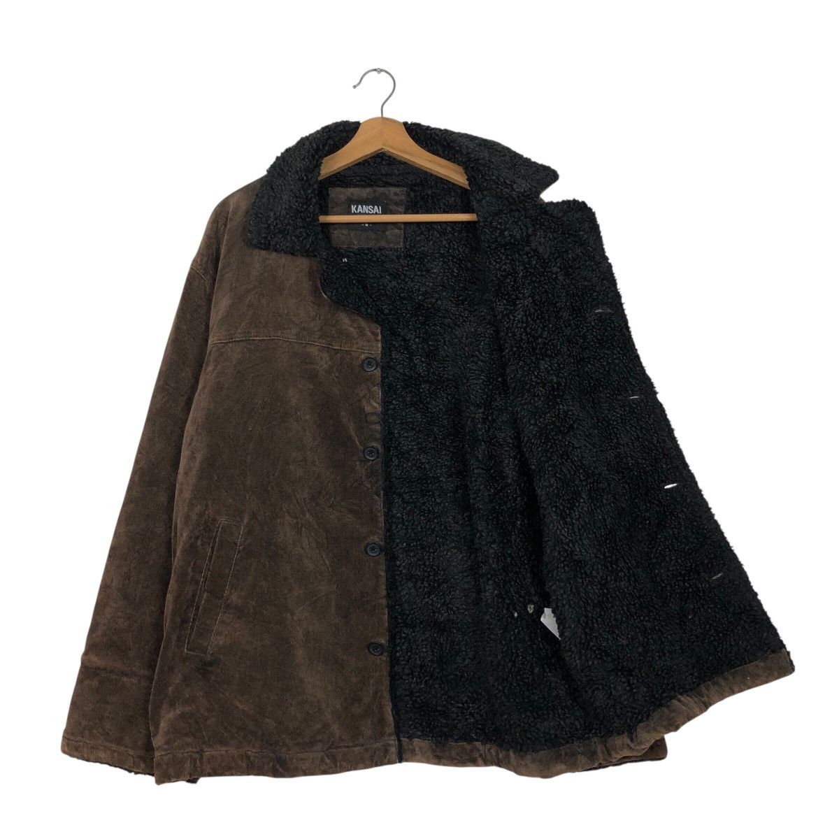Japanese Brand 📌Vintage Chore Work Jacket Kansai Jeans Blanket Mink Fur Size US M / EU 48-50 / 2 - 12 Thumbnail