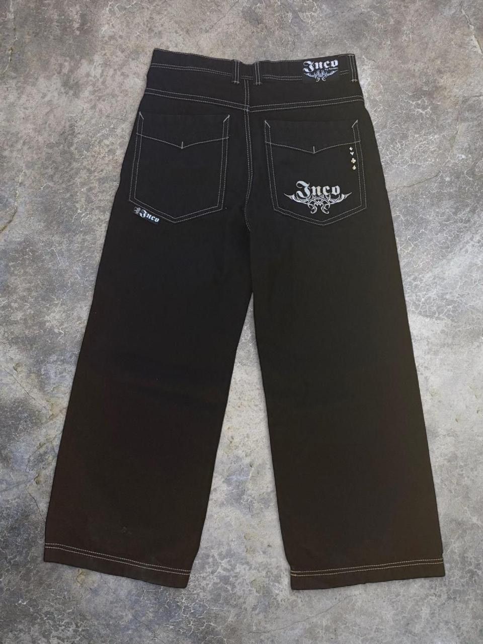 JNCO JNCO Karatz Jeans Jet Black 34x30 Size US 34 / EU 50 - 2 Thumbnail