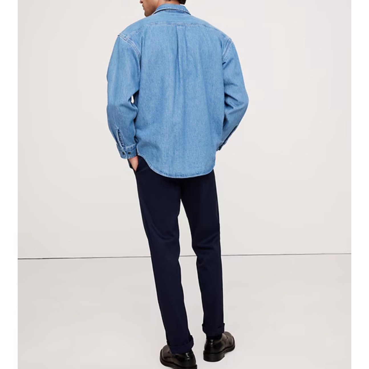 Banana Republic Banana Republic- SLIM RAPID MOVEMENT CHINO/ 40x32/ blue/NWT Size US 40 / EU 56 - 3 Thumbnail