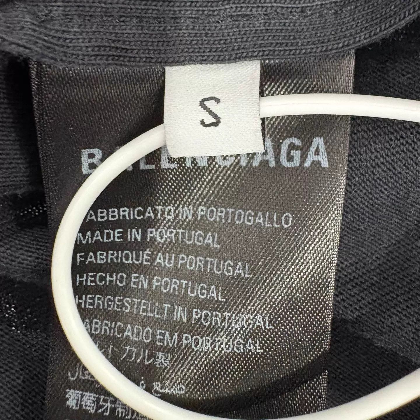 Balenciaga Balenciaga Washed Black Waist Embroidered Logo Casual Pant S Size US 29 - 5 Thumbnail