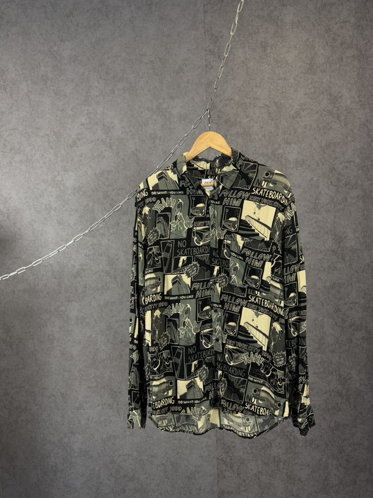Zara Zara Man art crazy shirt Size US XL / EU 56 / 4 - 1 Thumbnail