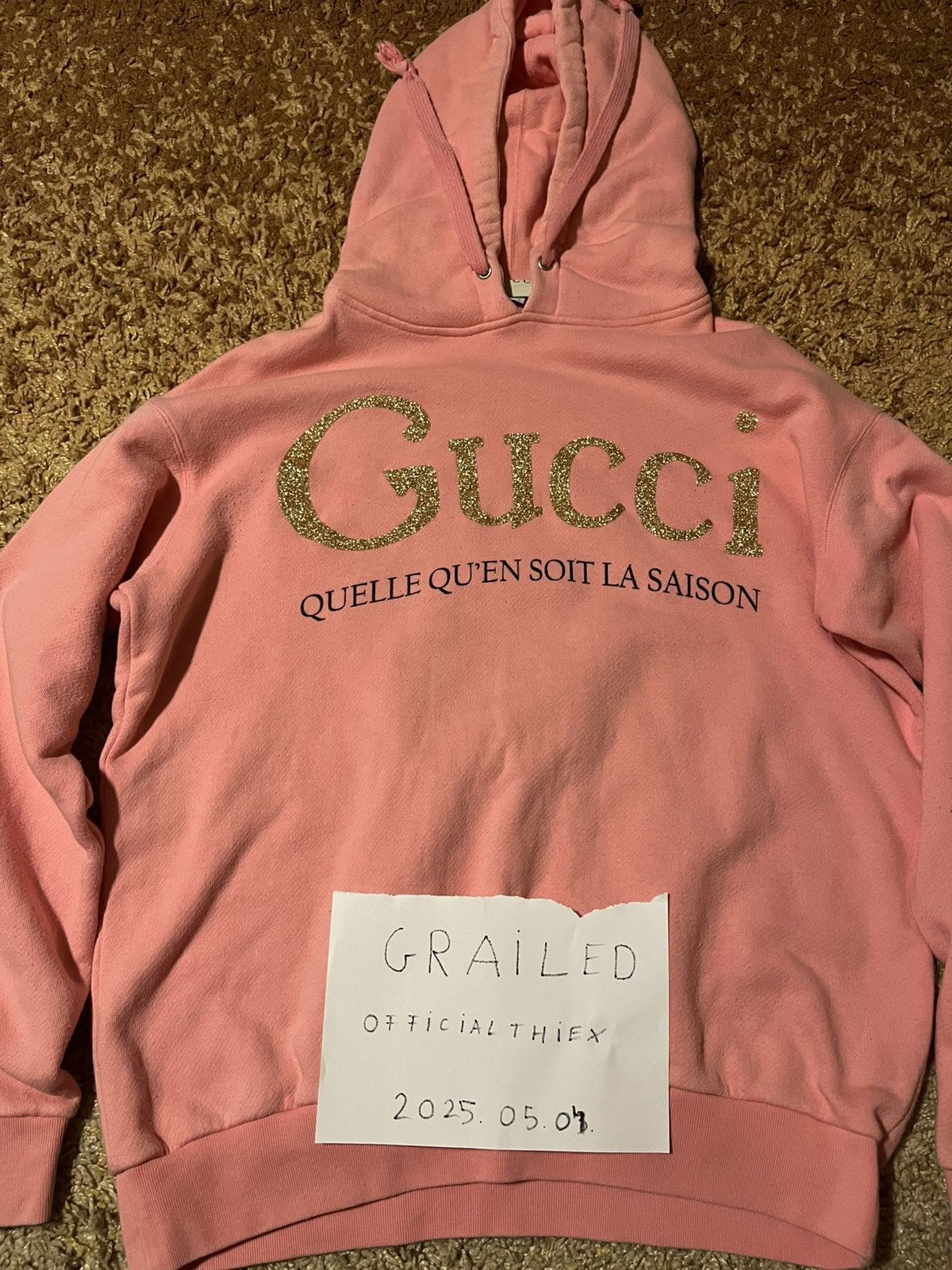 Designer Hoodies Pink Gucci Sweatshirt Mens Gucci Hoodie