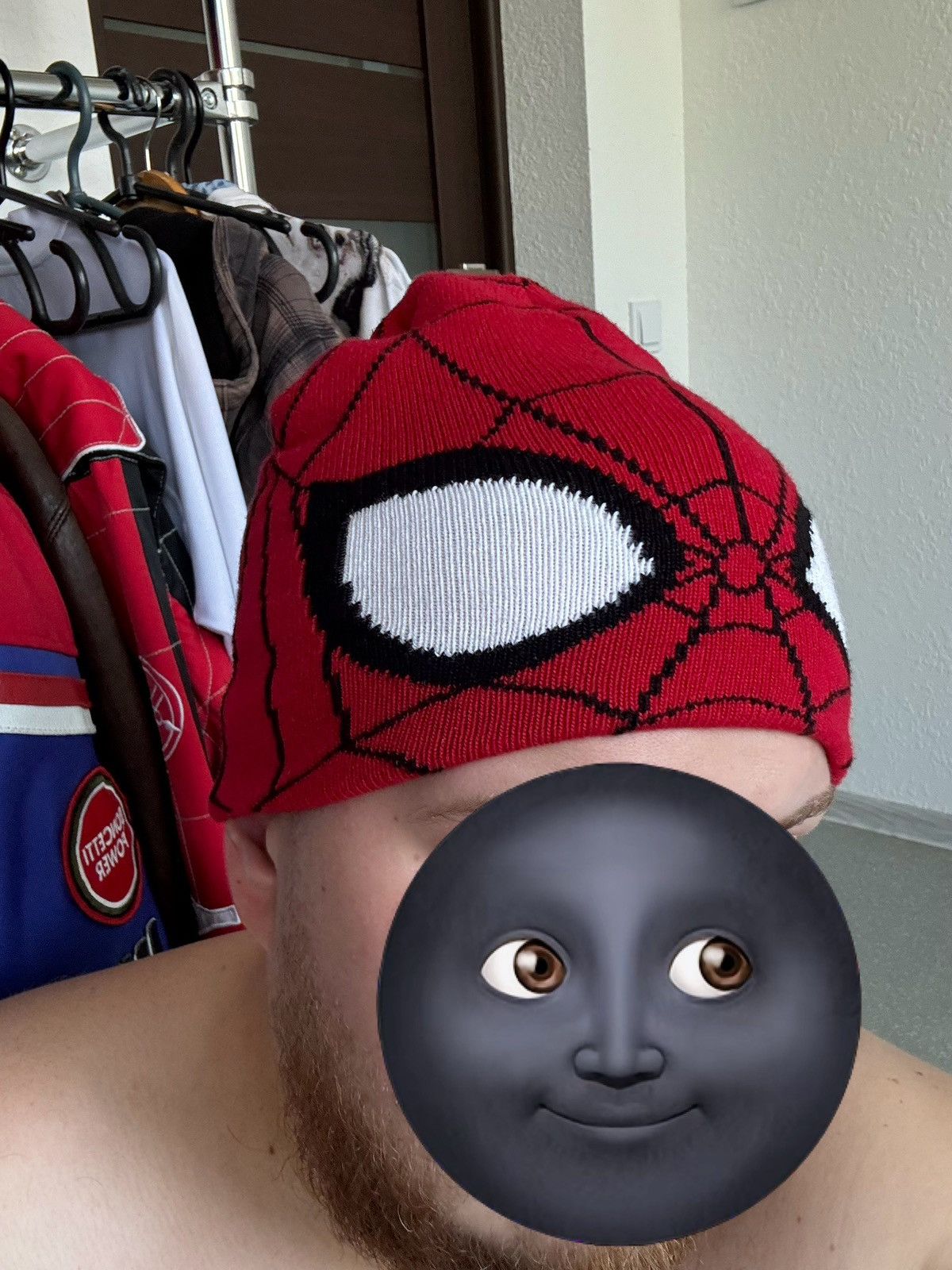 Marvel Comics Spider Man Y2K Marvel Big Logo Eye Beanie Hats One Size Size ONE SIZE - 3 Thumbnail