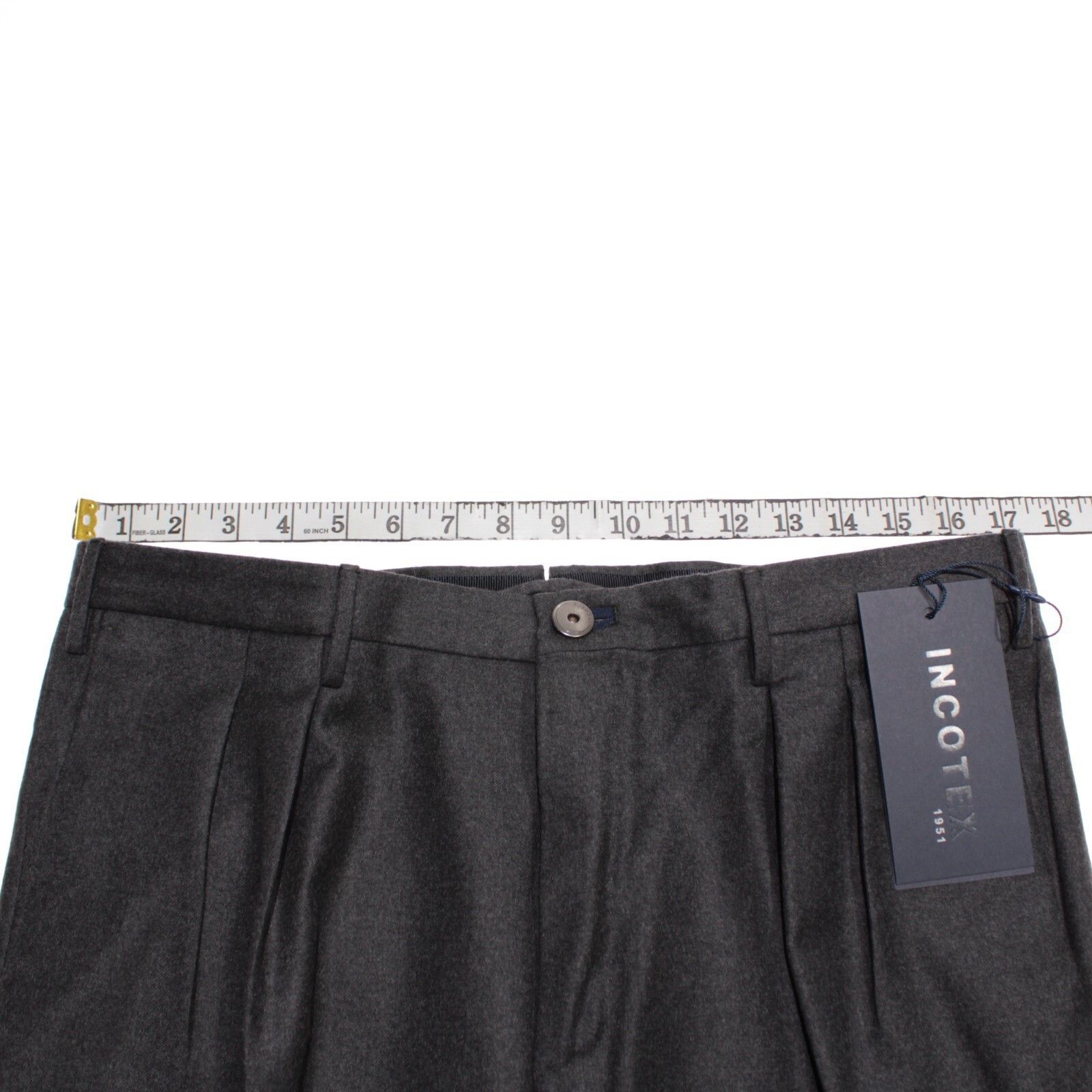 Incotex INCOTEX New with tags Dress Pants Size 34 US In Gray Size US 34 / EU 50 - 5 Thumbnail