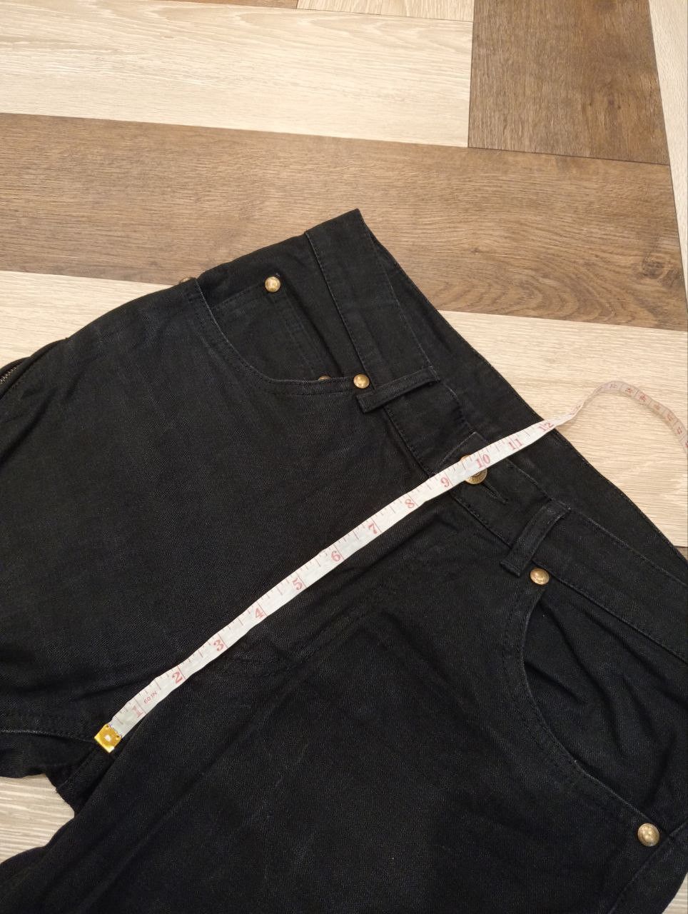 Japanese Brand JAPANESE 1 PIU 1 UGUALE 3 BIKER DENIM PANTS Size US 31 - 17 Thumbnail