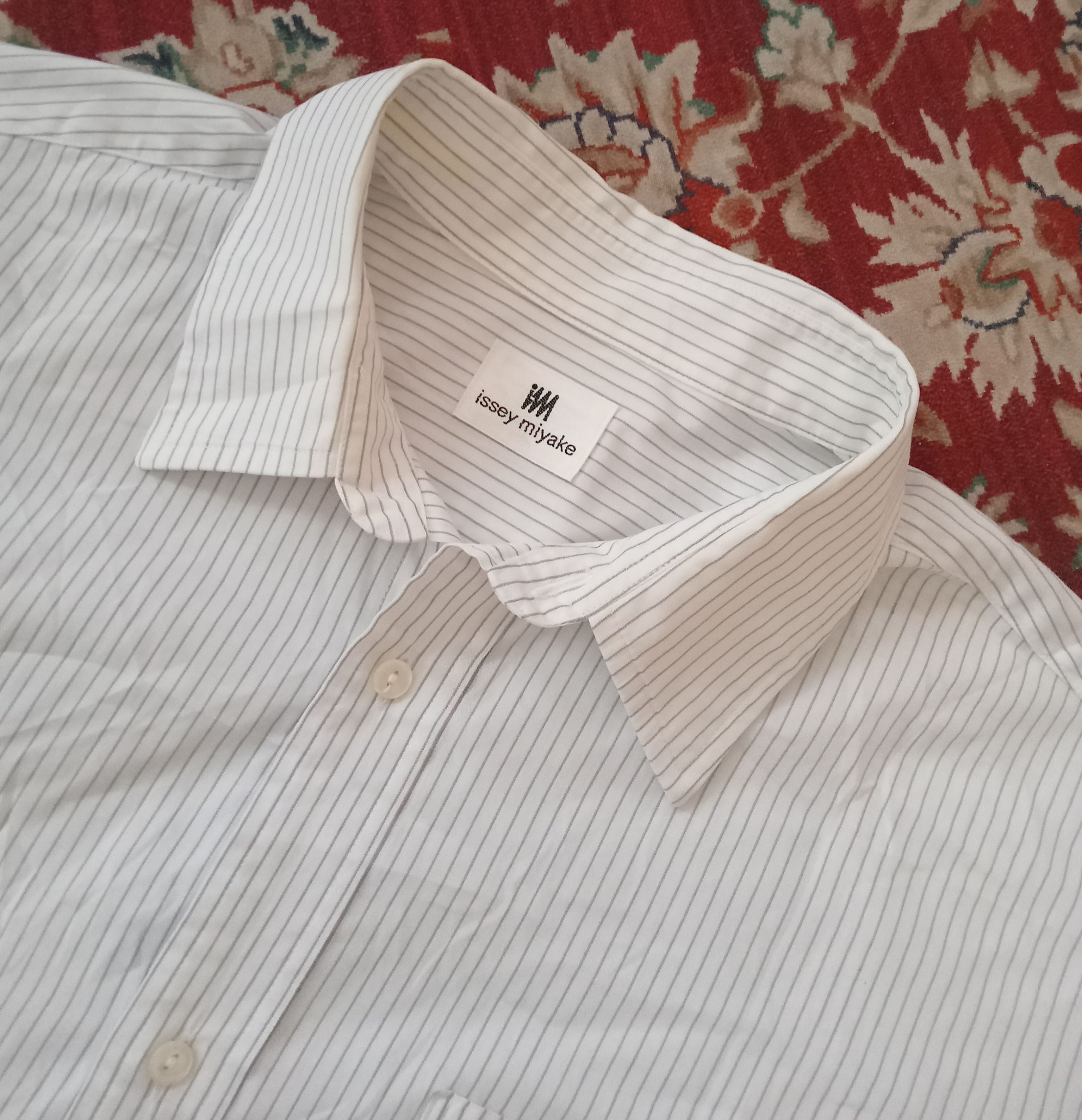 Hamilton × Issey Miyake Issey Miyake x Hamilton Button up stripe Shirt Size US M / EU 48-50 / 2 - 6 Thumbnail