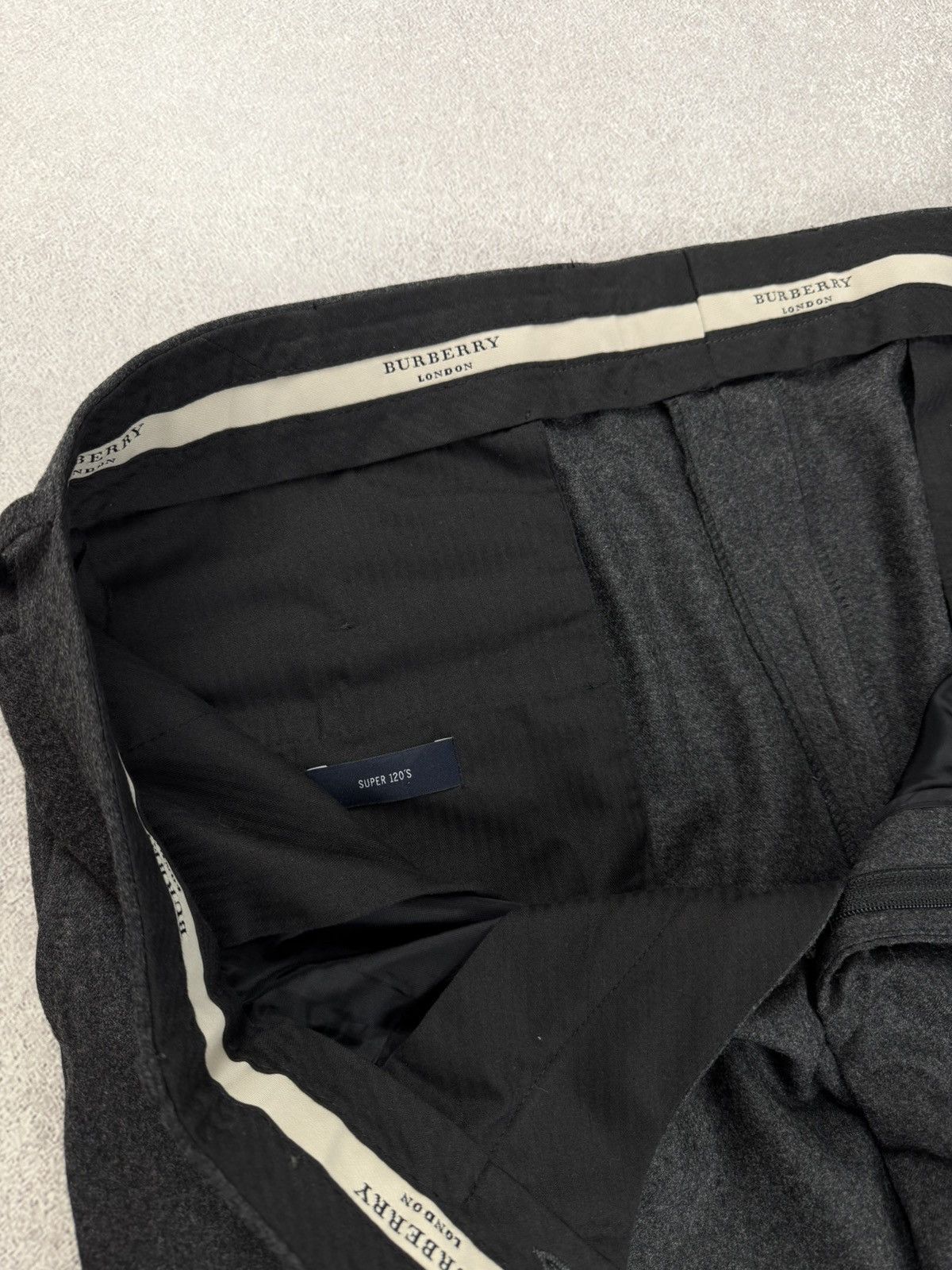 Burberry Vintage Burberry 120’S Wool Trousers Pants Men’s Size 52 Size US 36 / EU 52 - 8 Thumbnail