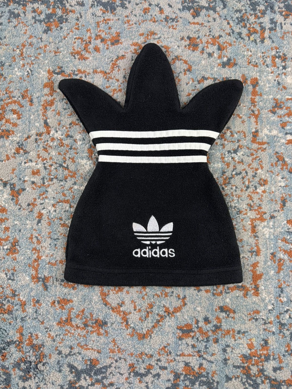 Adidas Vintage 90s Adidas crazy raver fleece beanie gabber techno Size ONE SIZE - 1 Thumbnail