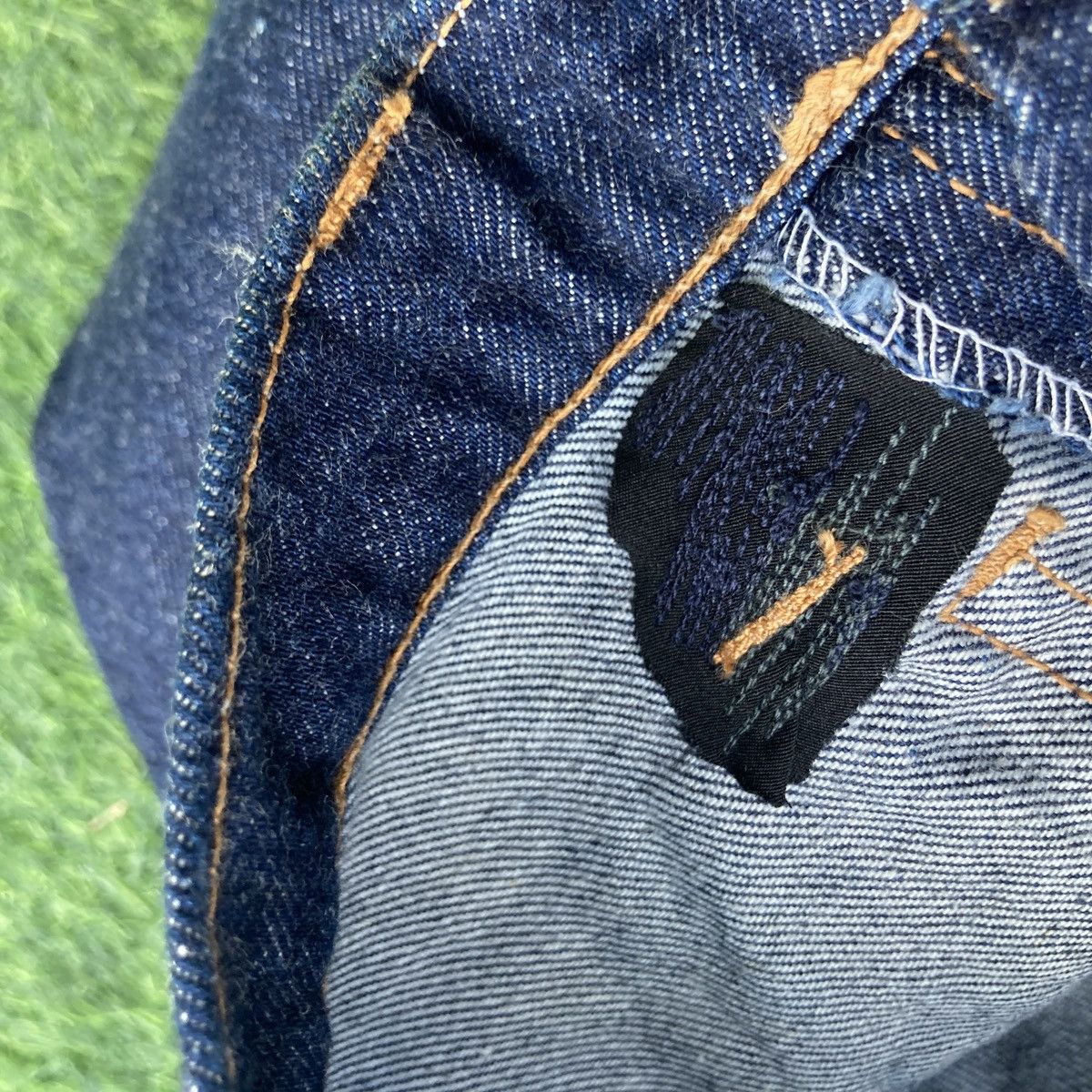 Edwin × Vintage VINTAGE EDWIN BUSHPANT ZIP TALON DISTRESSED JEANS Size US 31 - 11 Thumbnail