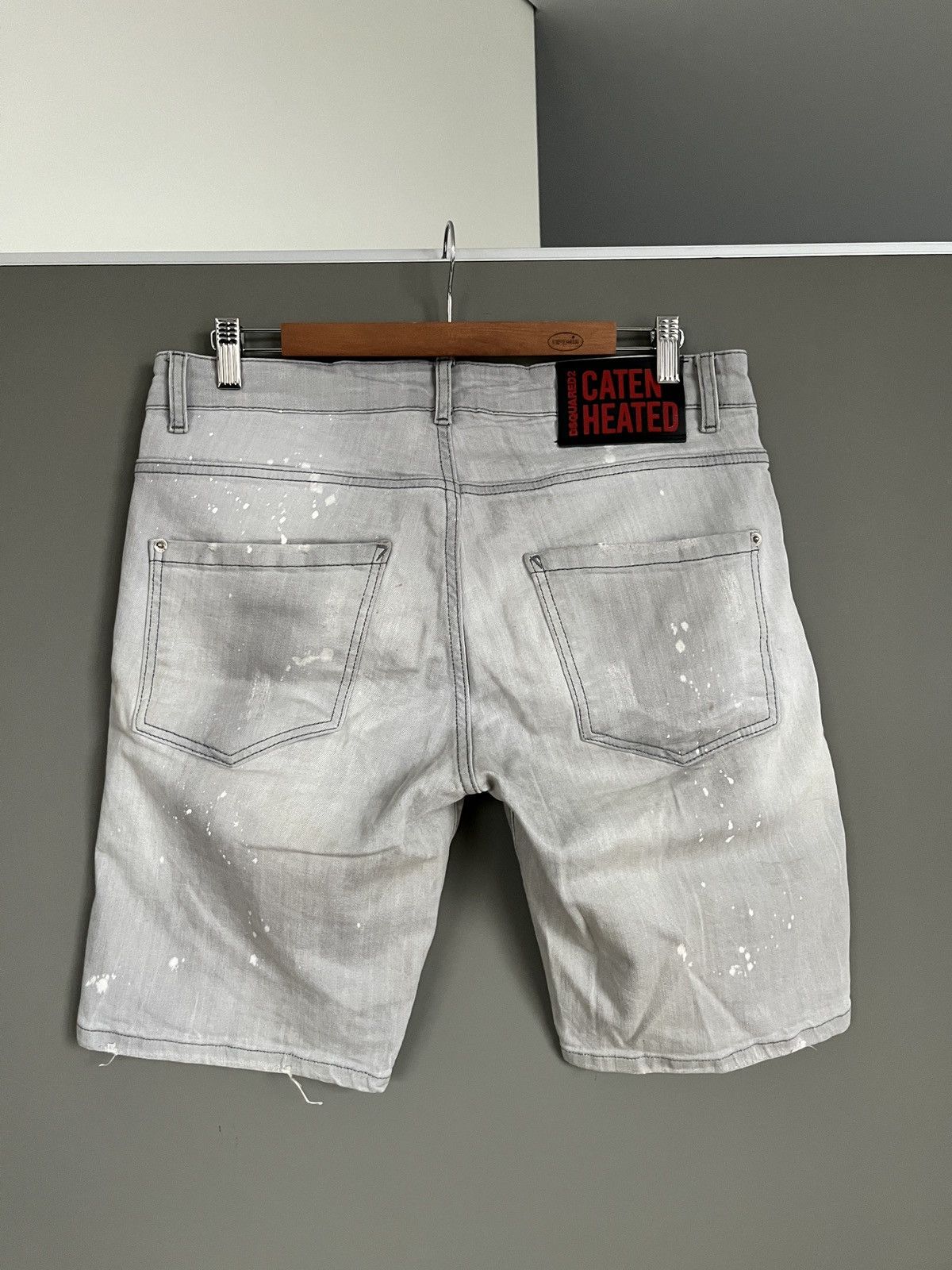Dsquared2 Dsquared2 Distressed Gray Shorts Size US 32 / EU 48 - 11 Thumbnail