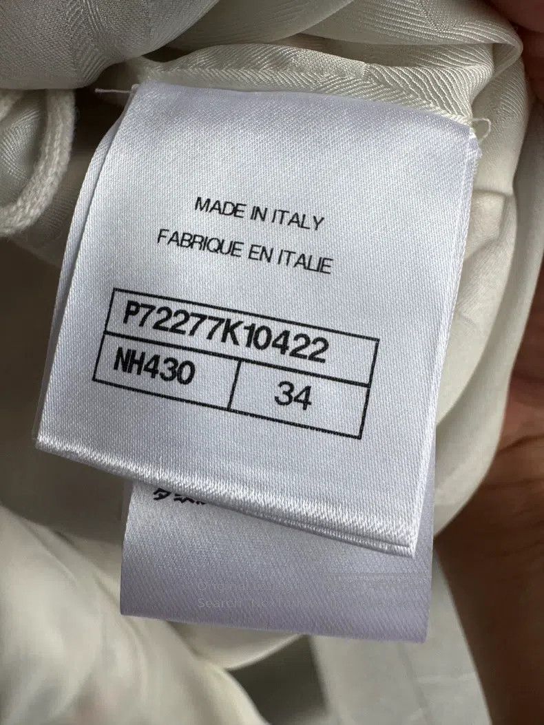 Chanel Chanel 22P white background colourful flower embroidery se Size XXS / US 00 / IT 34 - 5 Thumbnail