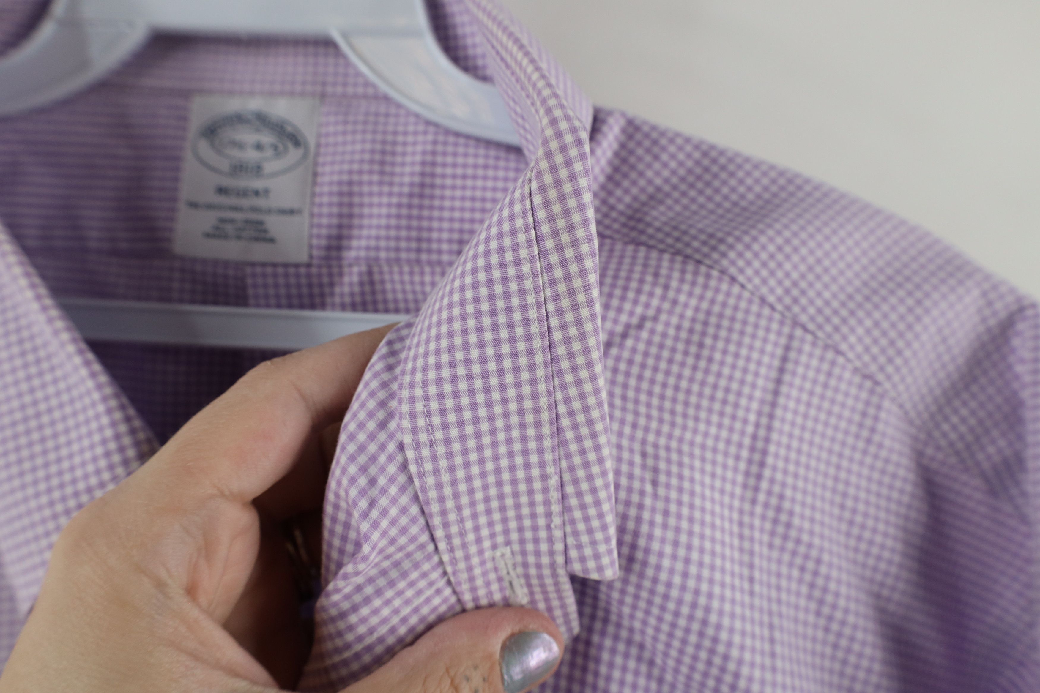 Brooks Brothers × Vintage Brooks Brothers Original Cotton Button Down Shirt Purple Size US L / EU 52-54 / 3 - 8 Thumbnail