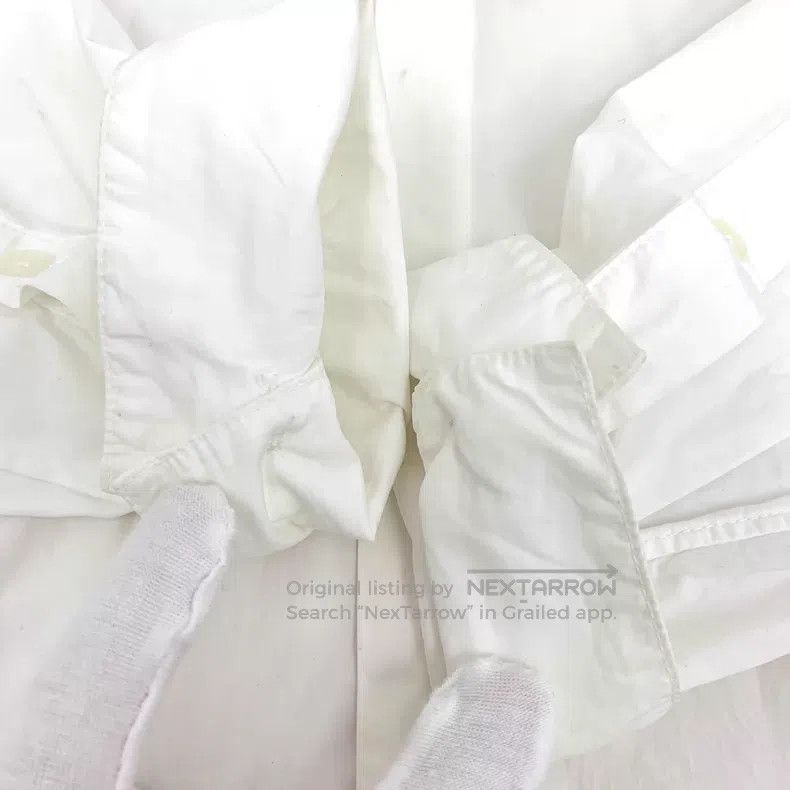 Kenzo Kenzo White Tiger Head Embroidered Cotton Collar Single Br Size XXS / US 00 / IT 34 - 9 Thumbnail