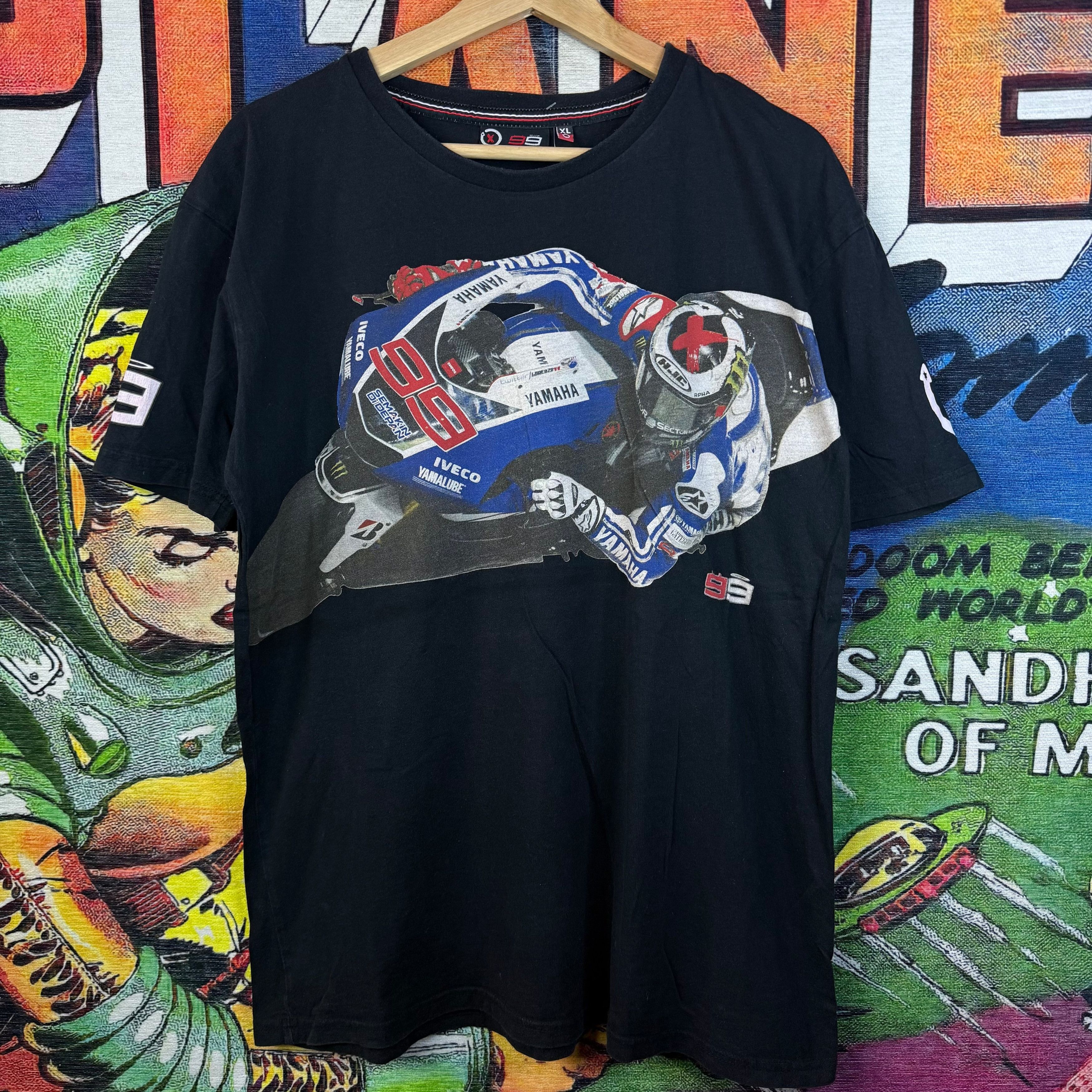 Yamaha Y2K Yamaha Jorge Lorenzo Moto Racing Tee Size XL Size US XL / EU 56 / 4 - 1 Thumbnail