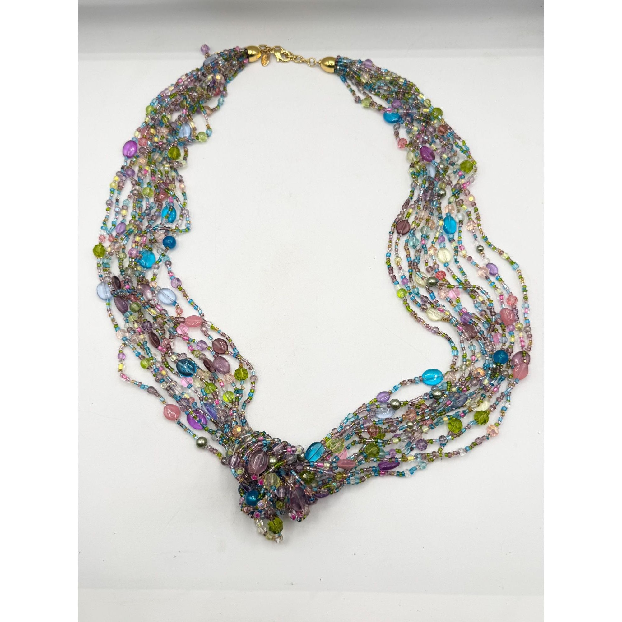 Joan Rivers Joan Rivers Torsade Collection Multi Strand Glass Bead Czech Size ONE SIZE - 4 Thumbnail