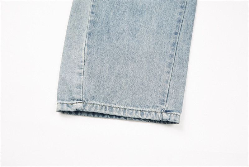 Vintage American-style washed retro curved jeans for men Size US 32 / EU 48 - 6 Thumbnail