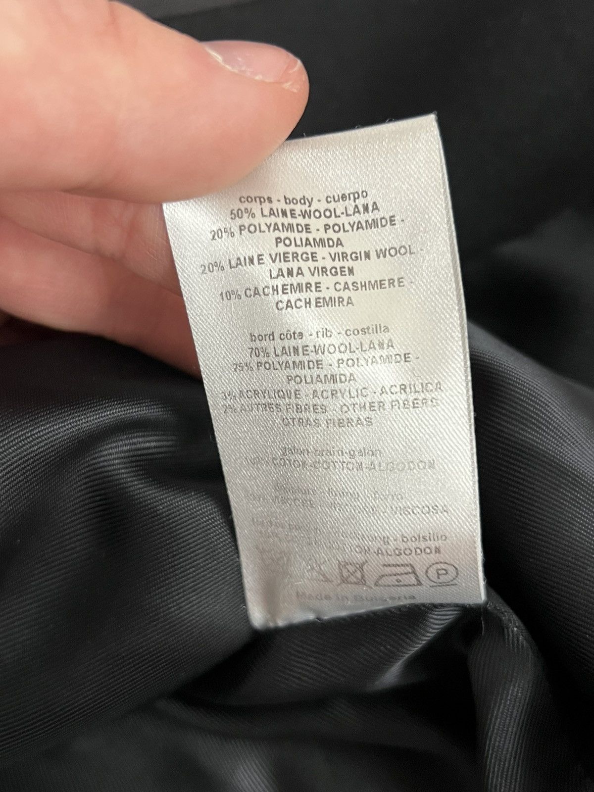 Sandro wool cashmere blend coat
