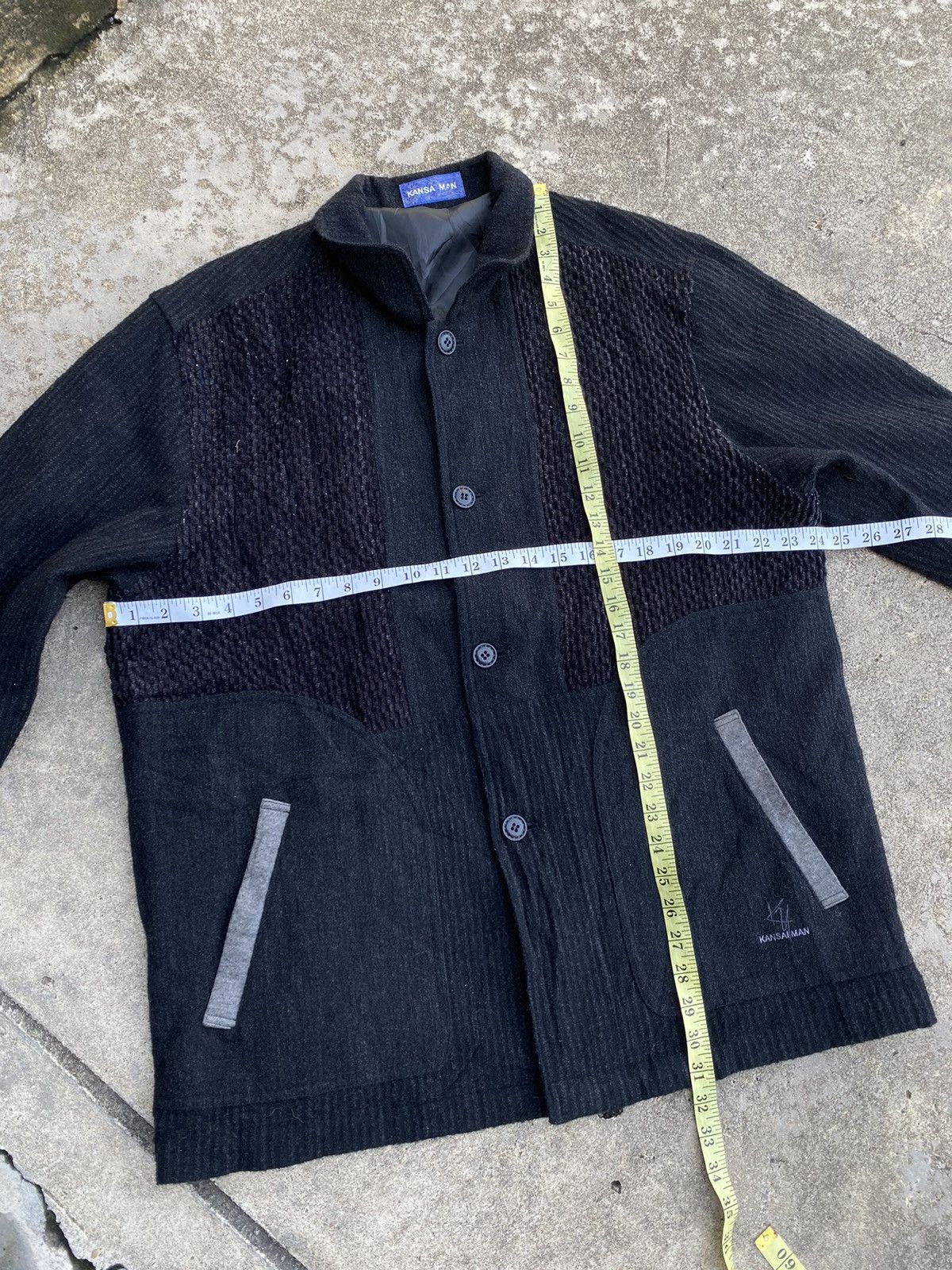 Kansai Yamamoto 🔥 Rare 🔥 Vintage Kansai Man by Kansai Yamamoto Wool Jacket Size US L / EU 52-54 / 3 - 8 Thumbnail