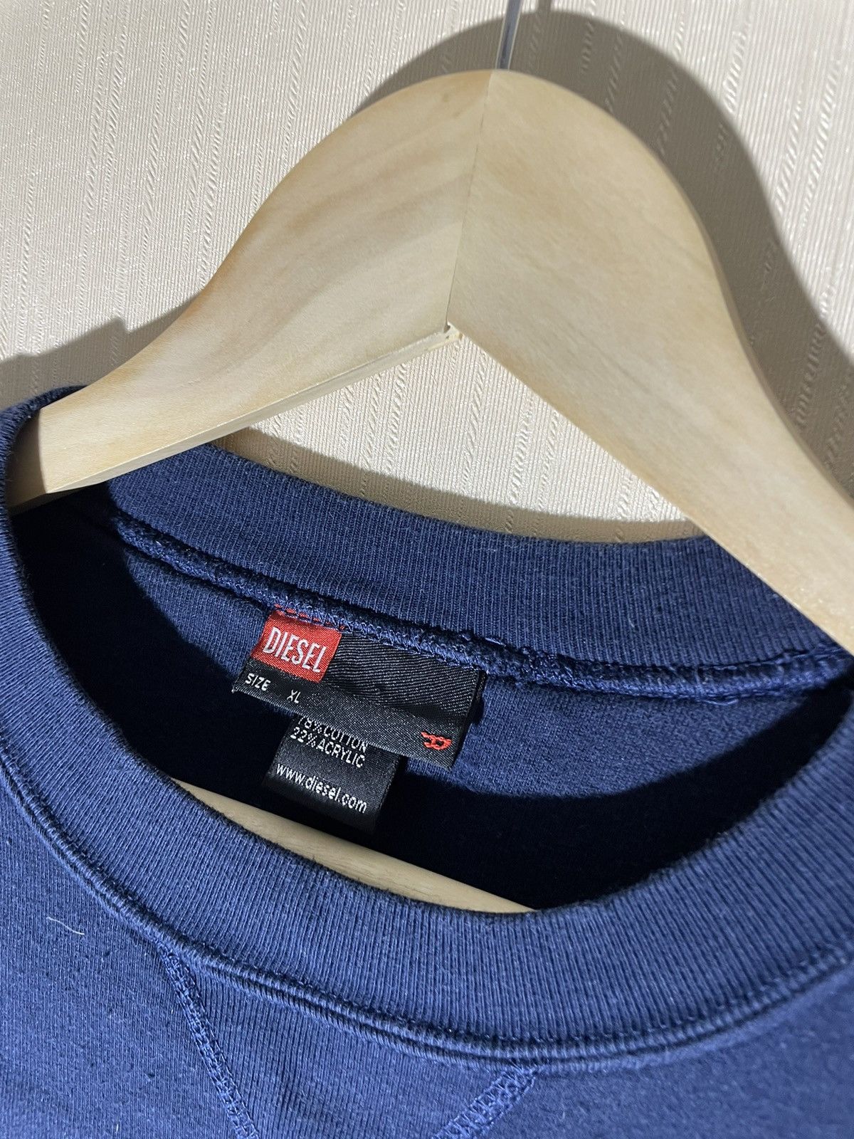Diesel × Vintage Diesel vintage y2k sweatshirt 90s Size US XL / EU 56 / 4 - 4 Thumbnail