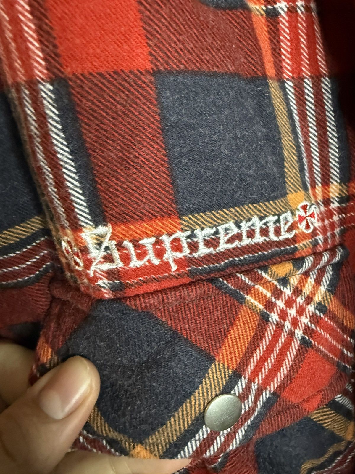 Independent Truck Co. × Supreme Supreme x Independent Co. Plaid Flannel Shirt XL Men’s Rare Size US XL / EU 56 / 4 - 4 Thumbnail