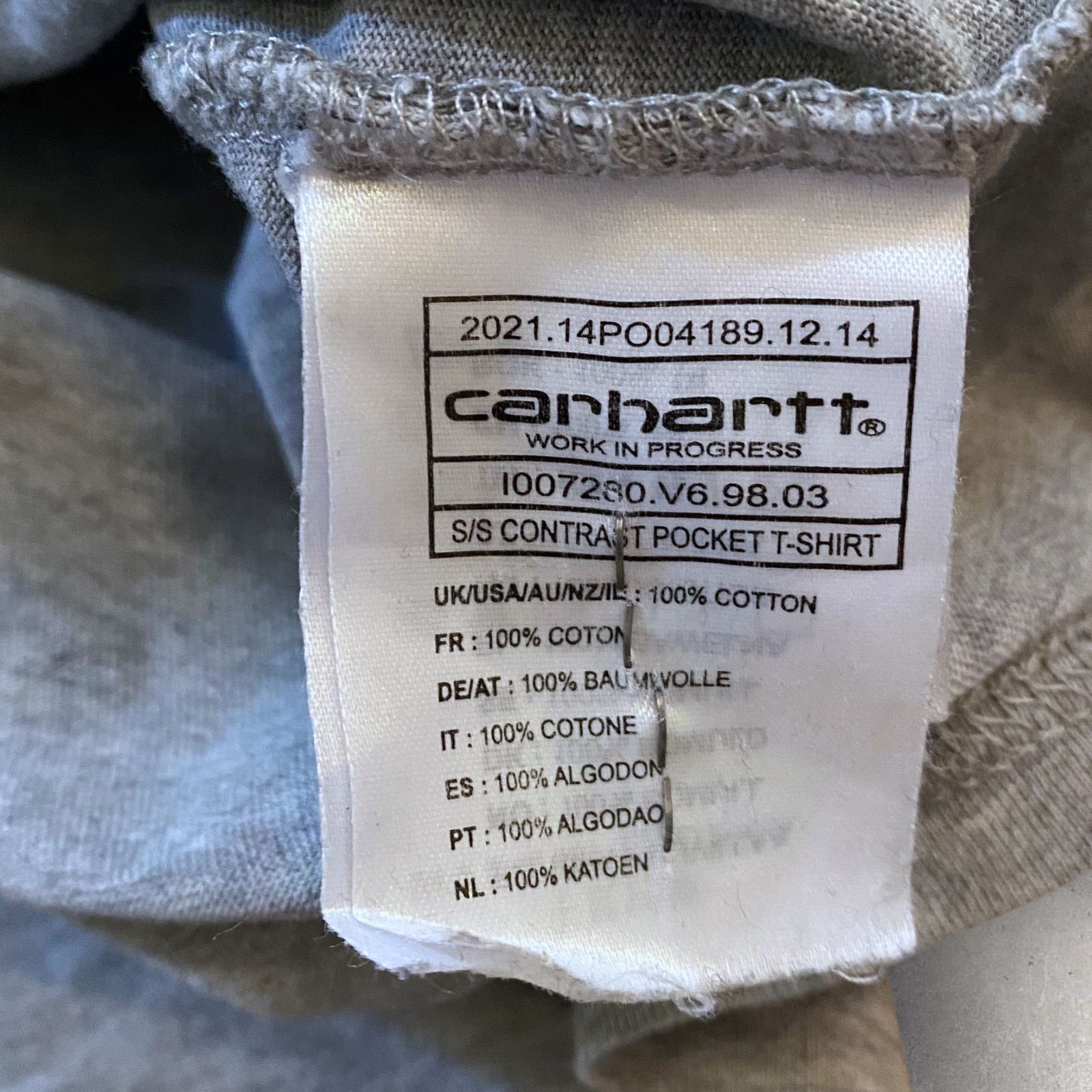 Carhartt Wip Carhartt Wip Work In Progress Contrast Pocket T Shirt Size US S / EU 44-46 / 1 - 4 Thumbnail