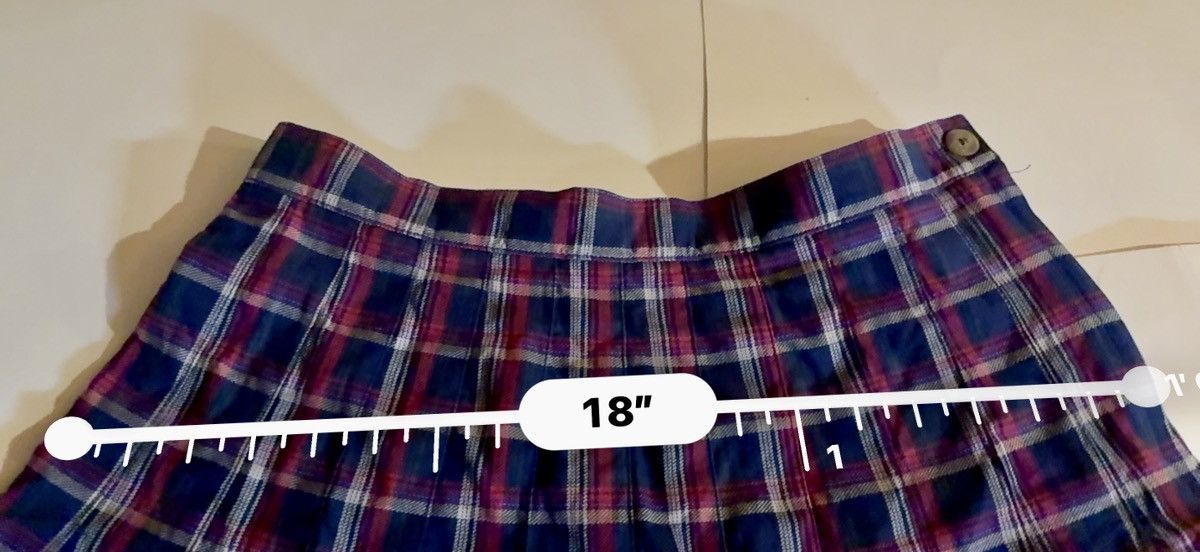 Other Vintage 80s Palmetto’s Plaid Pleated Mini Skirt Size 25" / US 0 / IT 36 - 6 Thumbnail