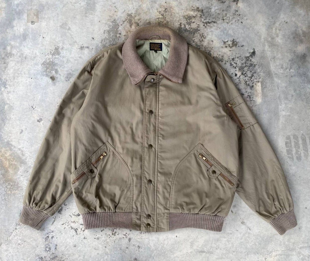 Big John VINTAGE 90S BIG JOHN BOMBER JACKET Size US XXL / EU 58 / 5 - 1 Thumbnail