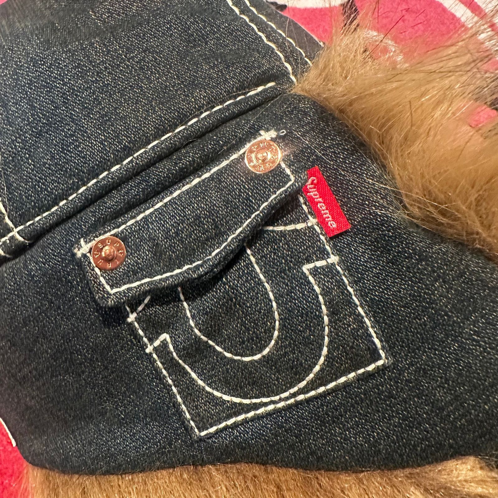 Supreme Supreme True Religion Earflap 5-Panel – Navy – L/XL Size ONE SIZE - 9 Thumbnail