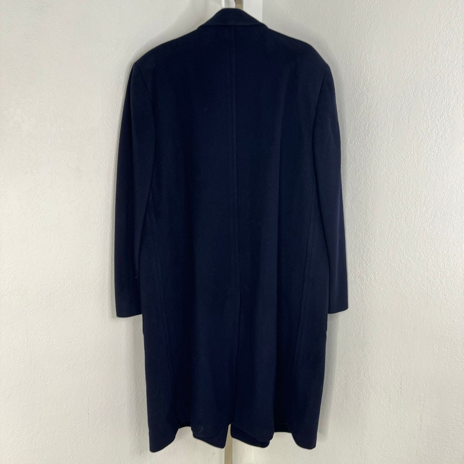 Vintage Vintage Cashmere Navy Coat Overcaot Hart Schaffner & Marx Size US XL / EU 56 / 4 - 5 Thumbnail