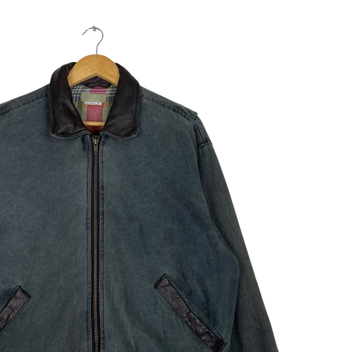 Beauty Beast × Hysteric Glamour × Japanese Brand 💥TERRITORY AHEAD WASHED GREY BOMBER Size US M / EU 48-50 / 2 - 5 Thumbnail