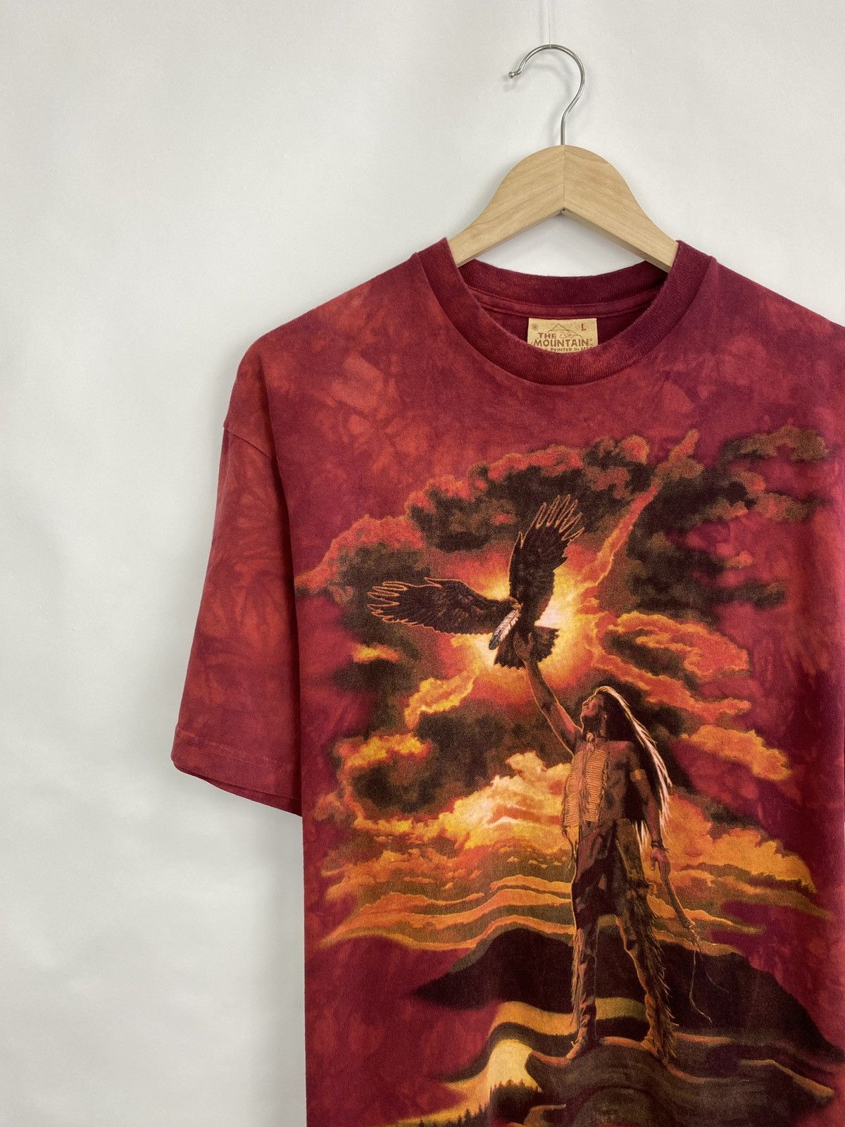 The Mountain 🇺🇸 Vintage 1997 Navajo Indian people Eagle the mountain tee Size US L / EU 52-54 / 3 - 2 Thumbnail