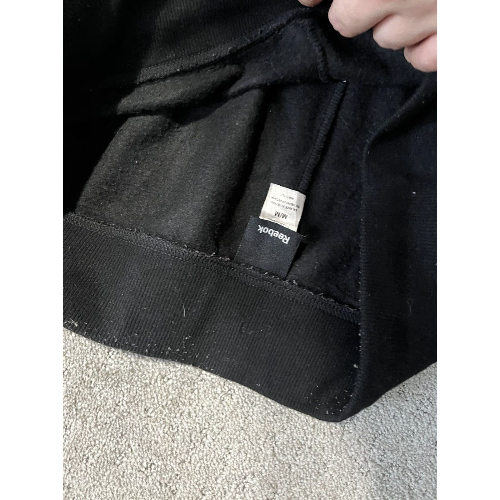 Reebok REEBOK Cozy Fleece Sweatpants Tapered Pockets Activewear Women Medium Black Size 32" / US 10 / IT 46 - 5 Thumbnail