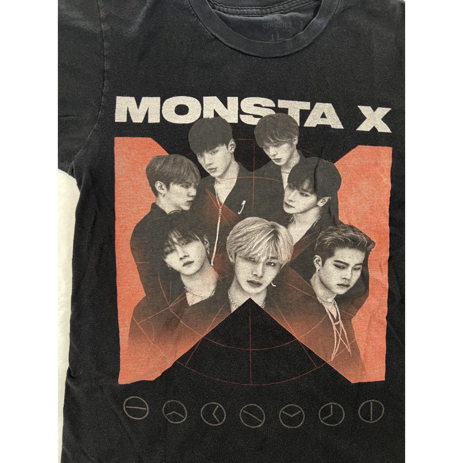 Vintage Monsta X T-Shirt Adults Small Black Starship Band Graphic Print Crew Neck Short Sleeve Size US S / EU 44-46 / 1 - 2 Thumbnail